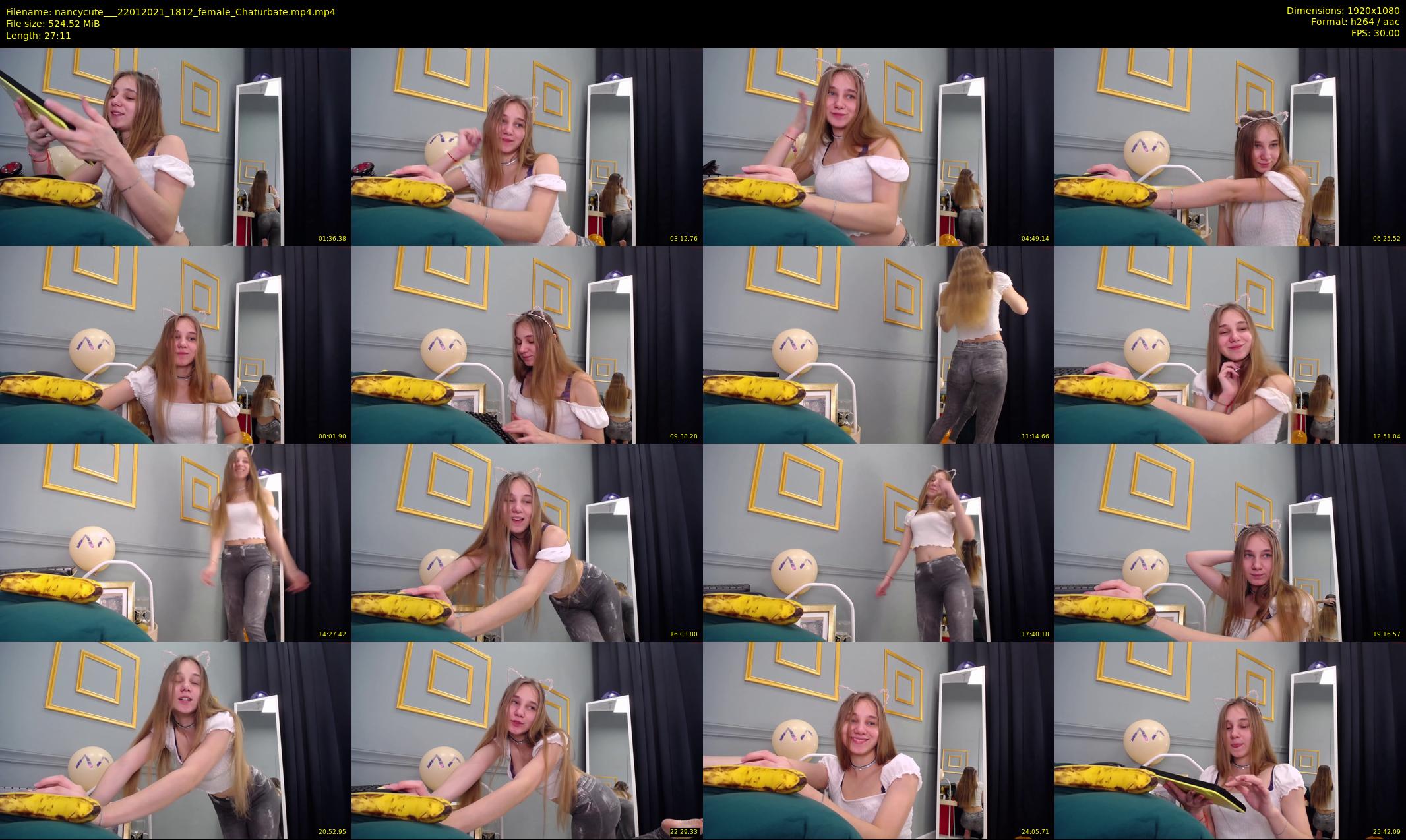 nancycute__ — 28 minute Chaturbate female cam show recording, 1080p, Jan 22, 2021
