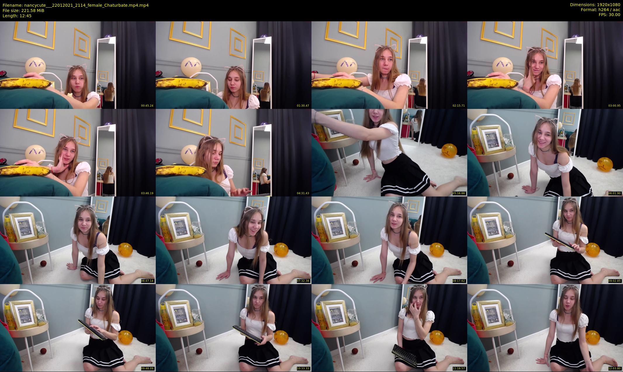 nancycute__ — 13 minute Chaturbate female cam show recording, 1080p, Jan 22, 2021