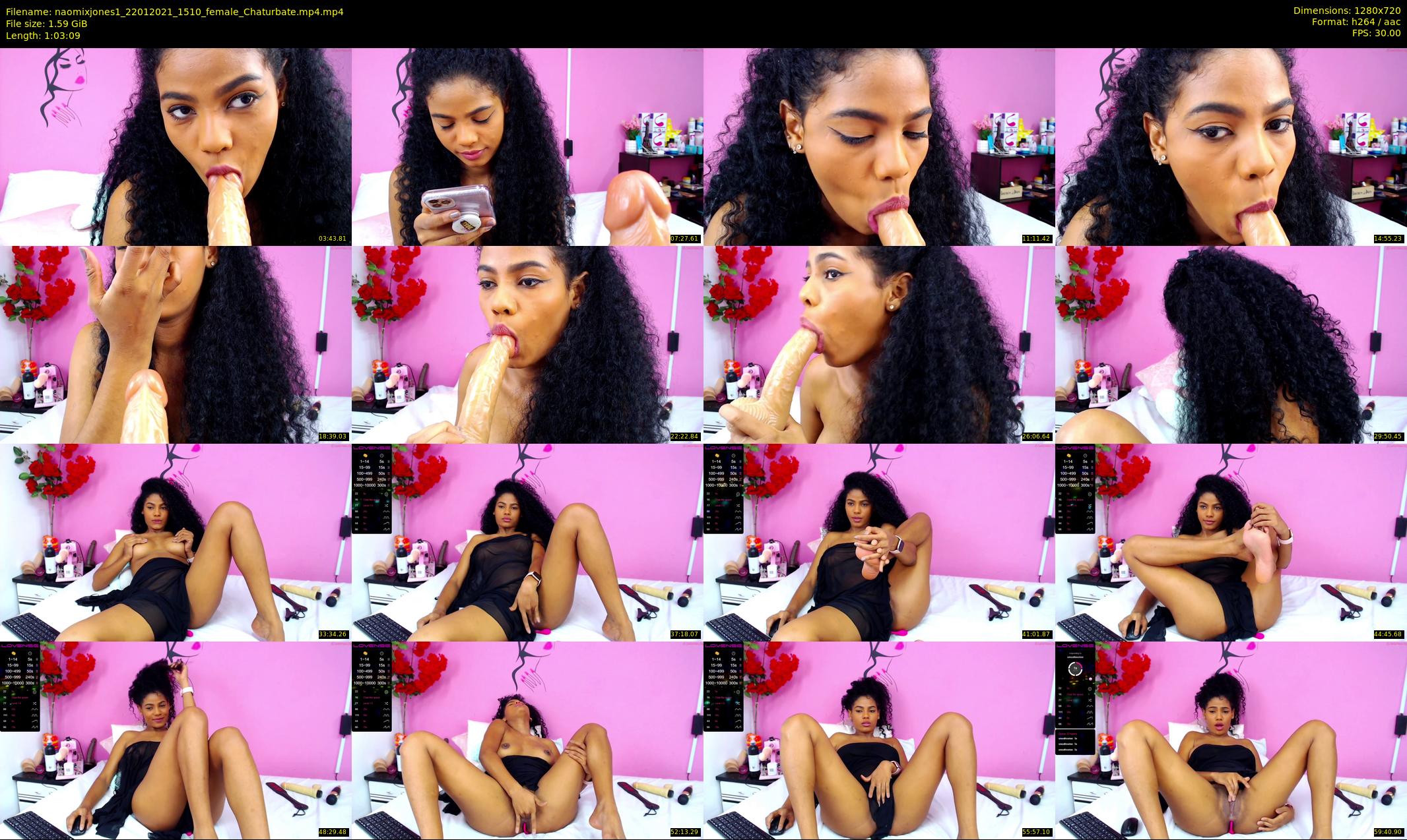 naomixjones1 — 64 minute Chaturbate female cam show recording, 720p, Jan 22, 2021