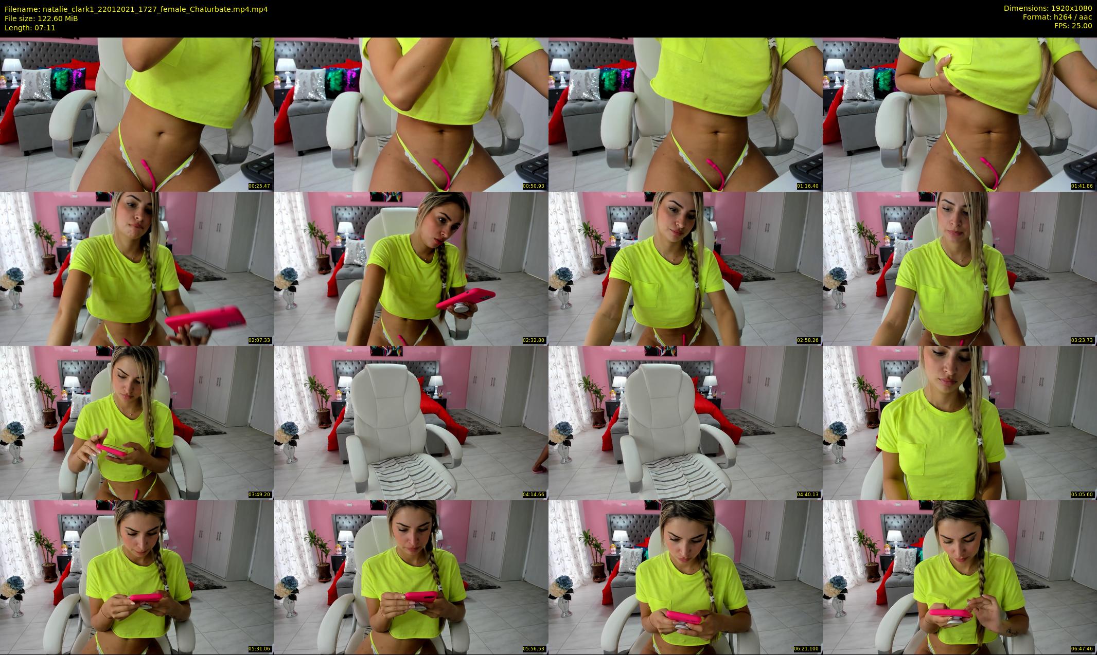 natalie_clark1 — 8 minute Chaturbate female cam show recording, 1080p, Jan 22, 2021