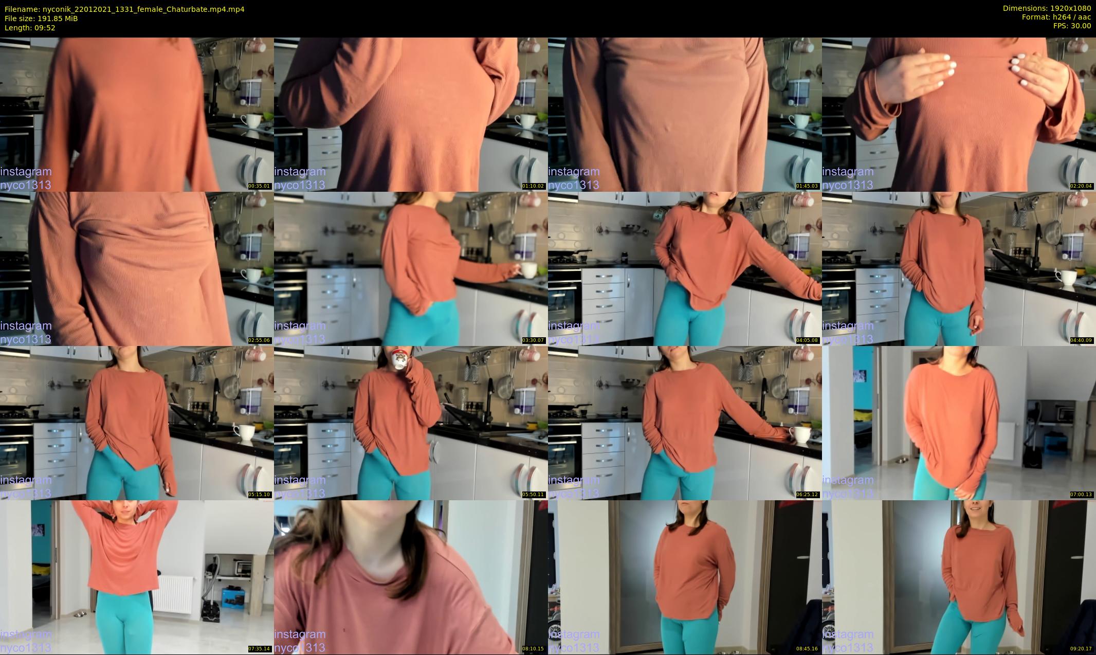 nyconik — 10 minute Chaturbate female cam show recording, 1080p, Jan 22, 2021
