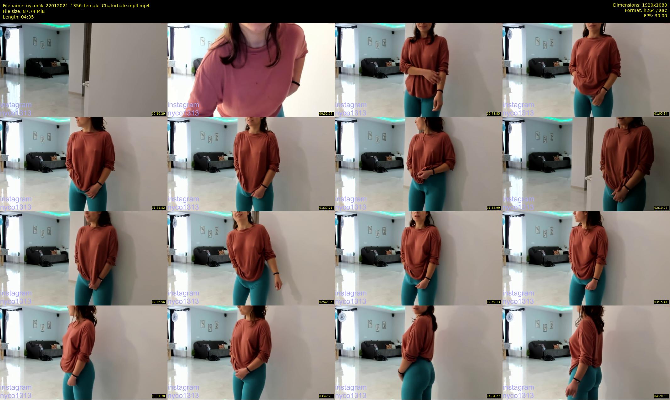nyconik — 5 minute Chaturbate female cam show recording, 1080p, Jan 22, 2021