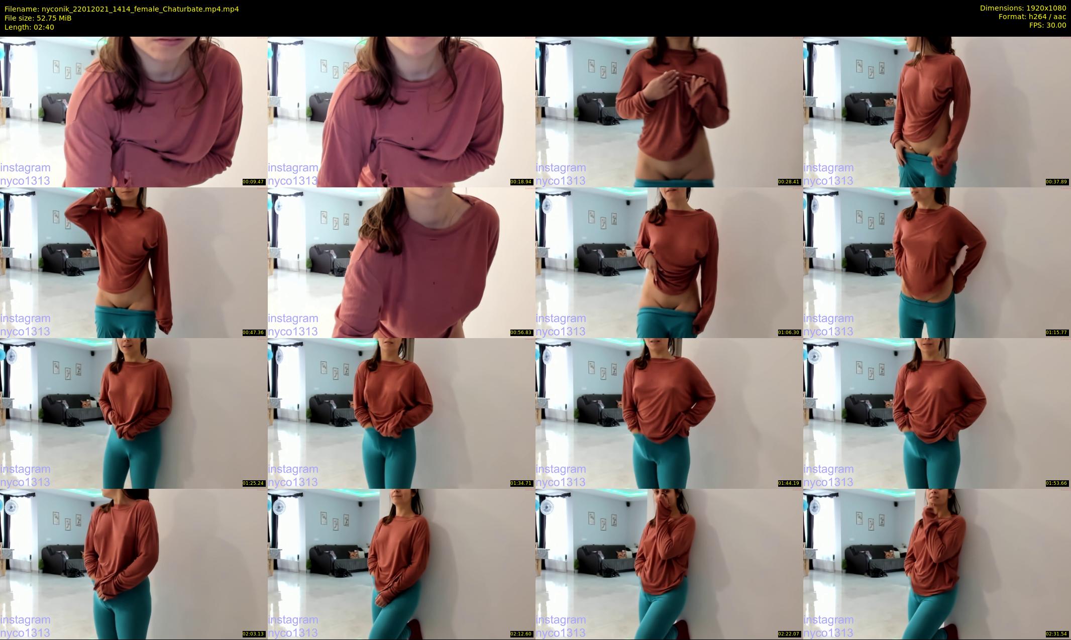 nyconik — 3 minute Chaturbate female cam show recording, 1080p, Jan 22, 2021