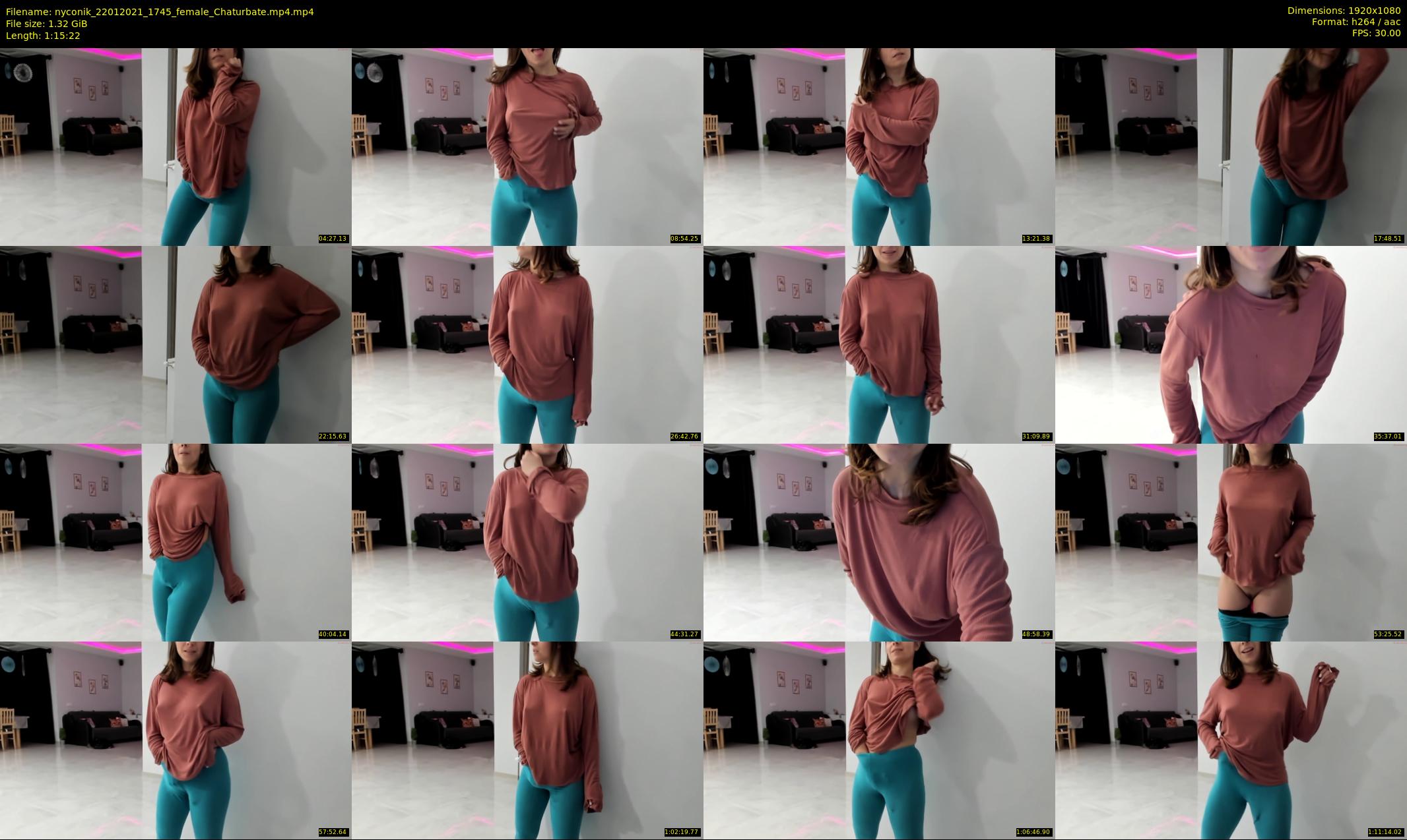 nyconik — 76 minute Chaturbate female cam show recording, 1080p, Jan 22, 2021