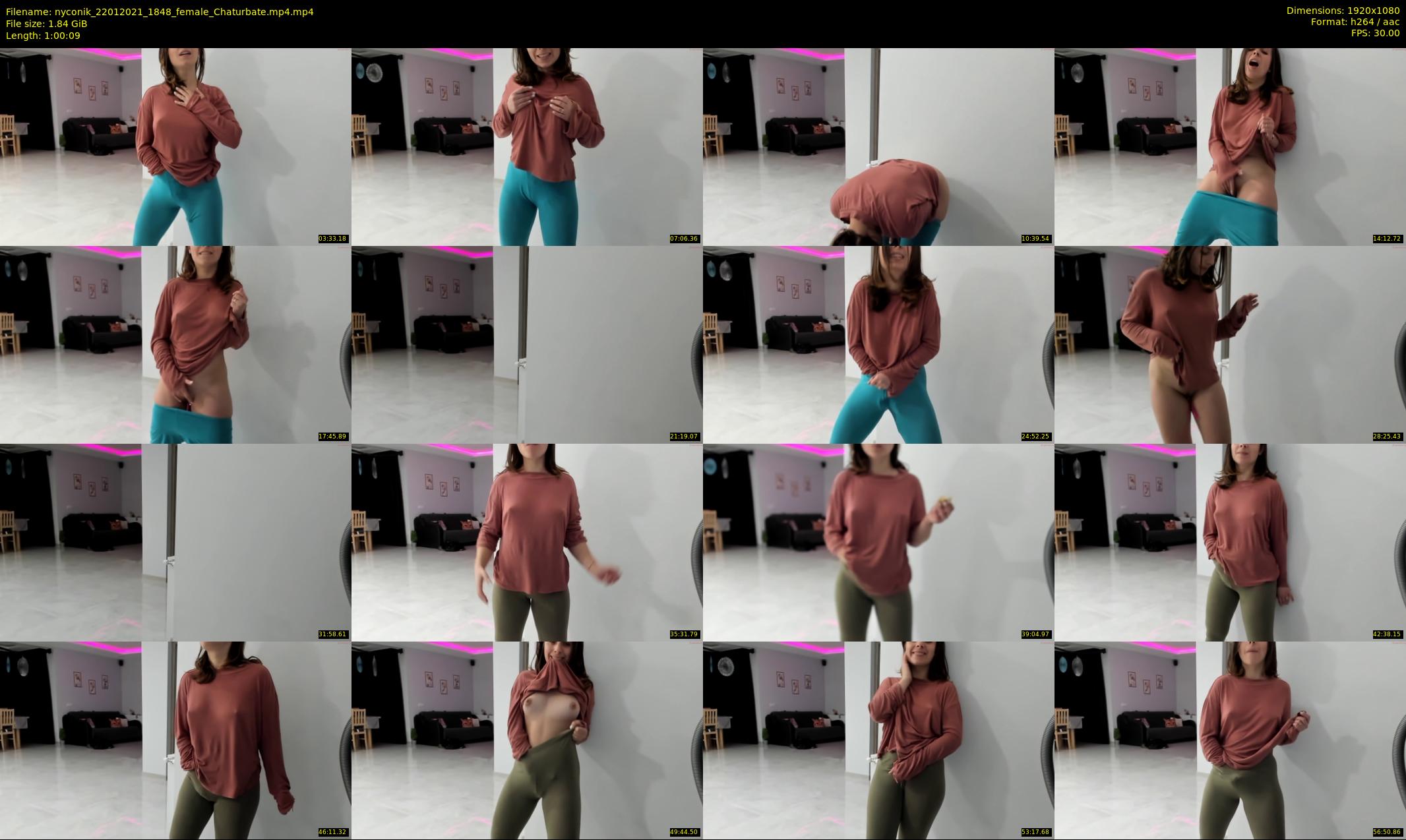 nyconik — 61 minute Chaturbate female cam show recording, 1080p, Jan 22, 2021