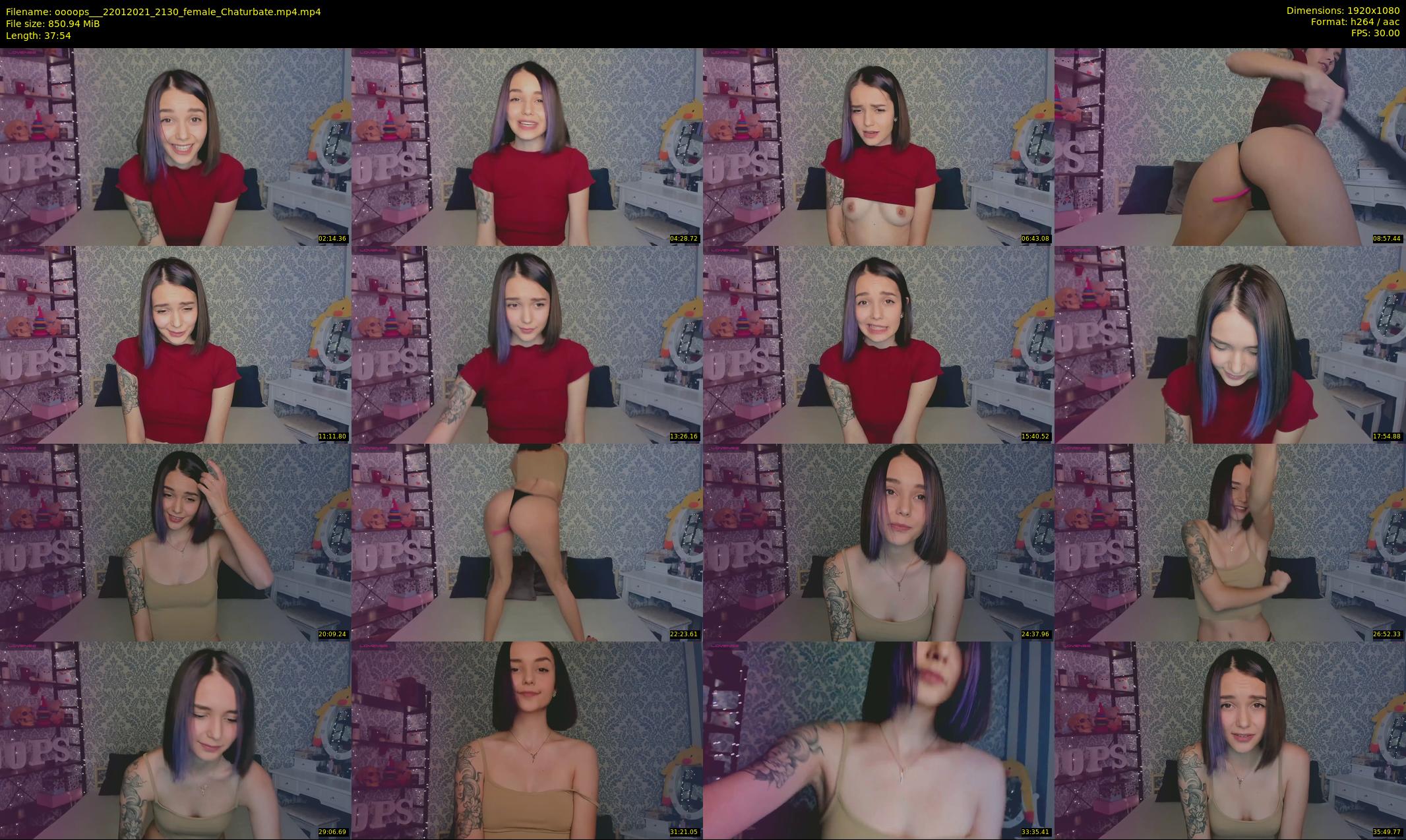 oooops__ — 38 minute Chaturbate female cam show recording, 1080p, Jan 22, 2021