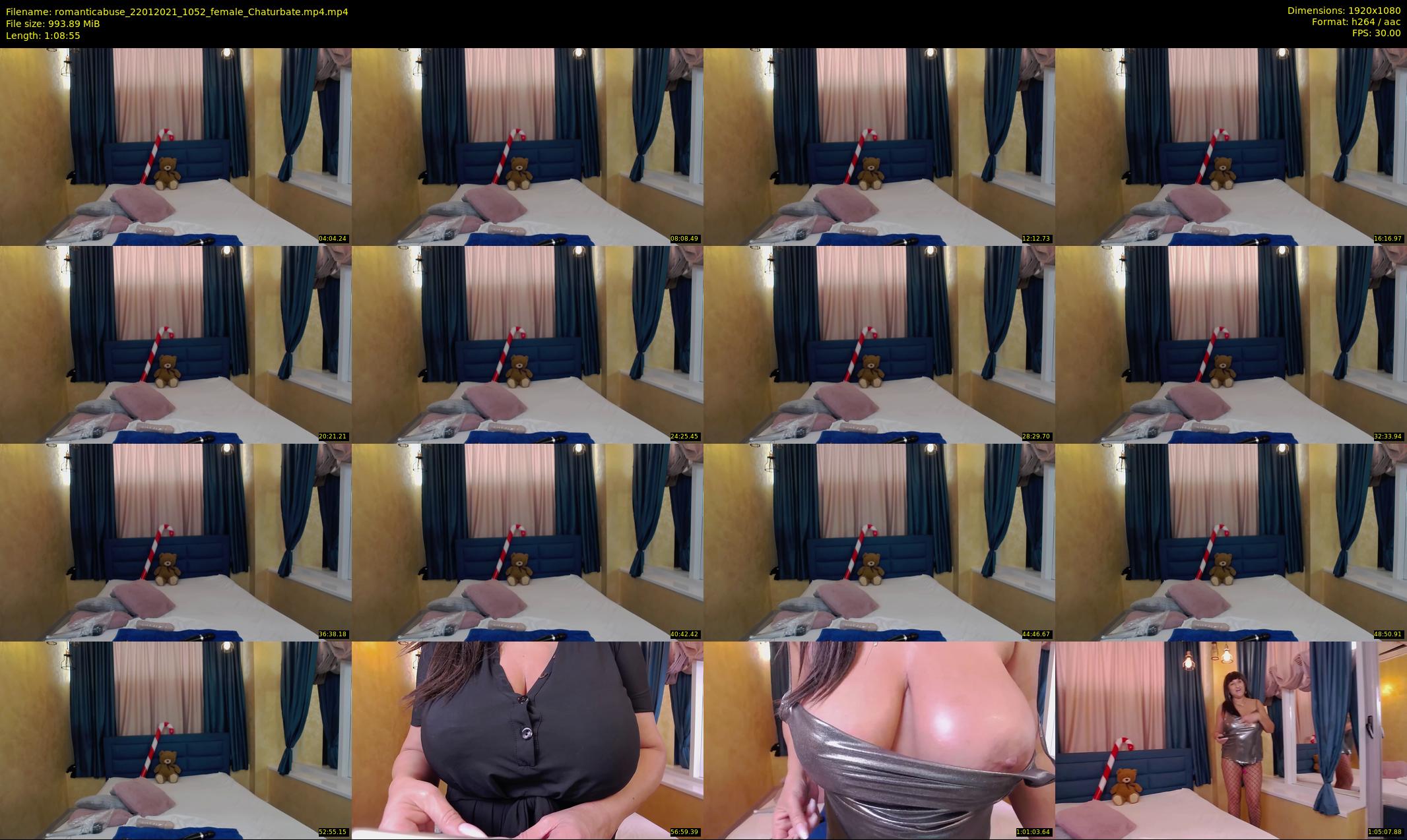 romanticabuse — 69 minute Chaturbate female cam show recording, 1080p, Jan 22, 2021