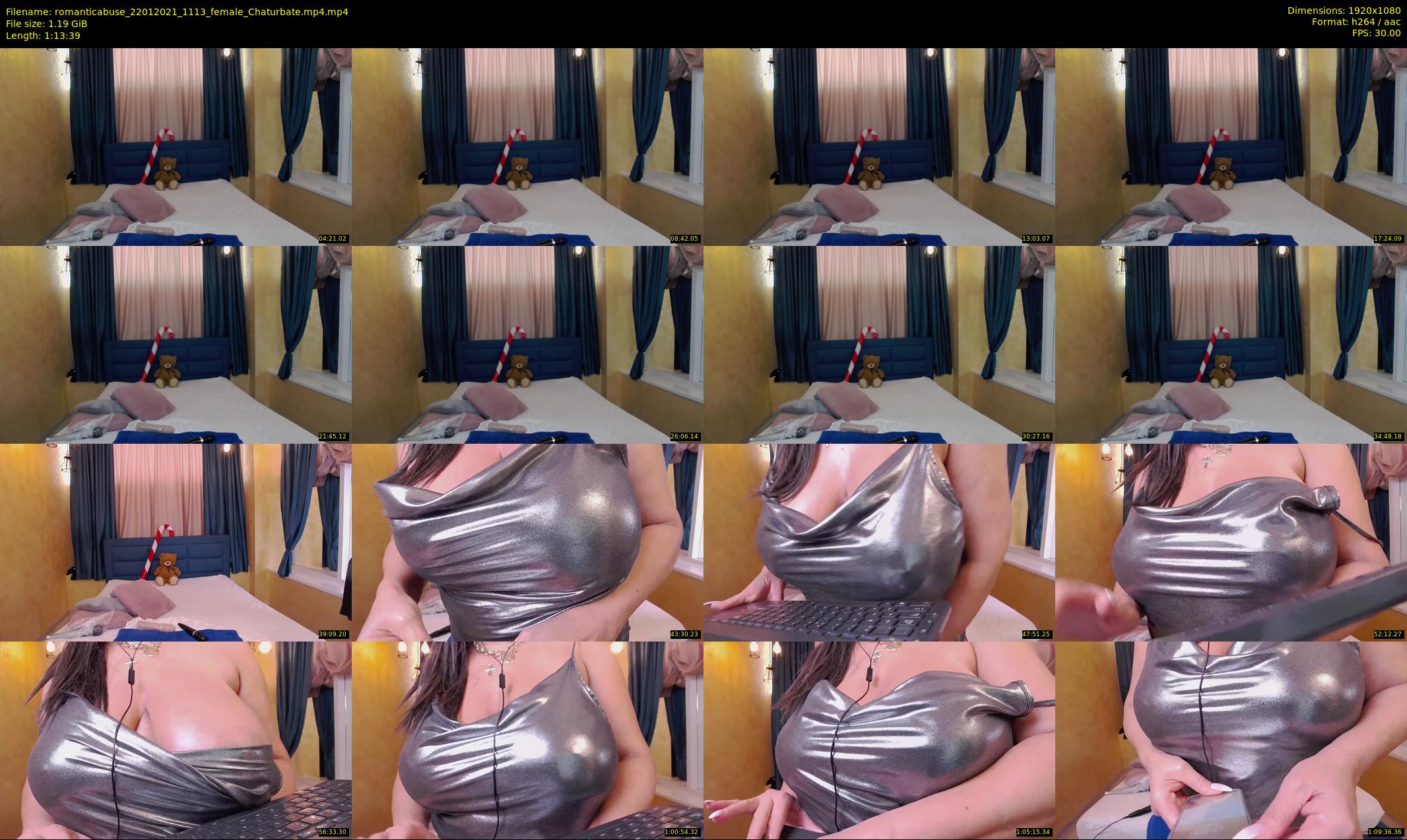 romanticabuse — 74 minute Chaturbate female cam show recording, 1080p, Jan 22, 2021