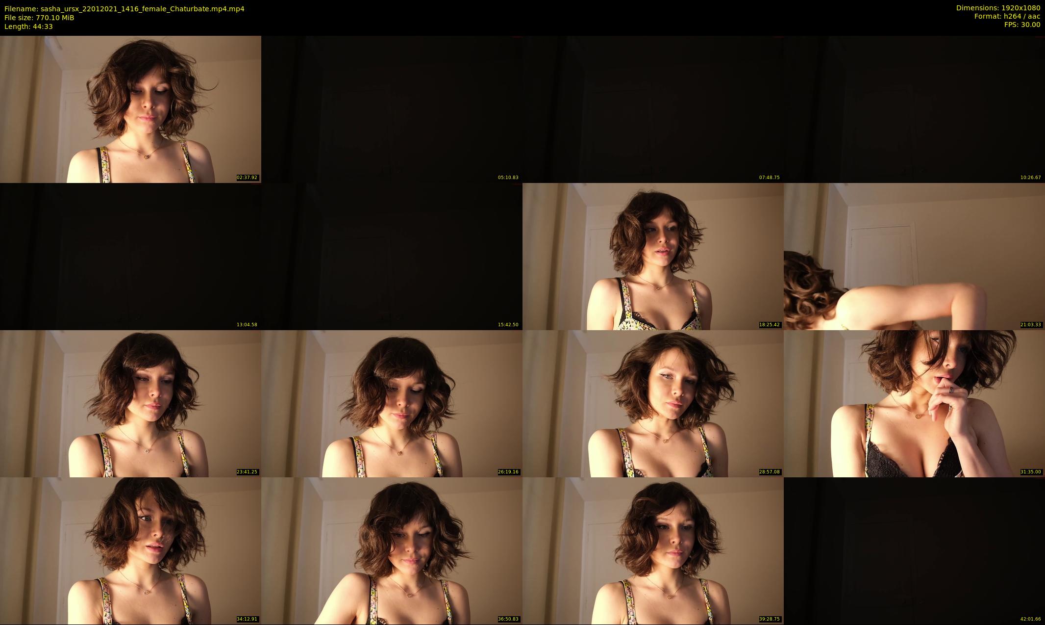 sasha_ursx — 45 minute Chaturbate female cam show recording, 1080p, Jan 22, 2021