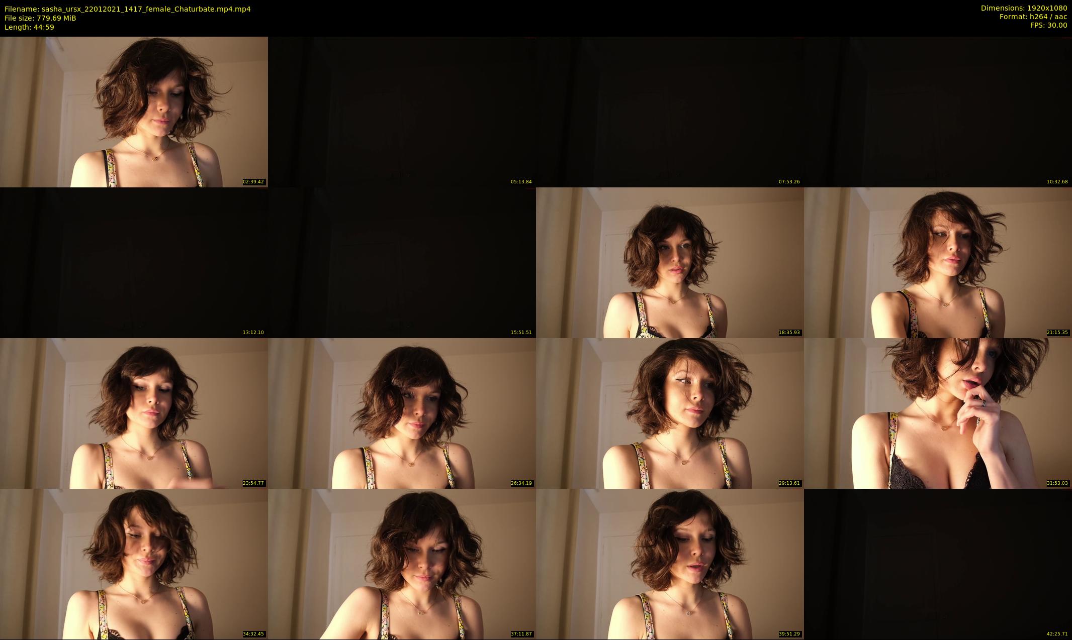 sasha_ursx — 45 minute Chaturbate female cam show recording, 1080p, Jan 22, 2021