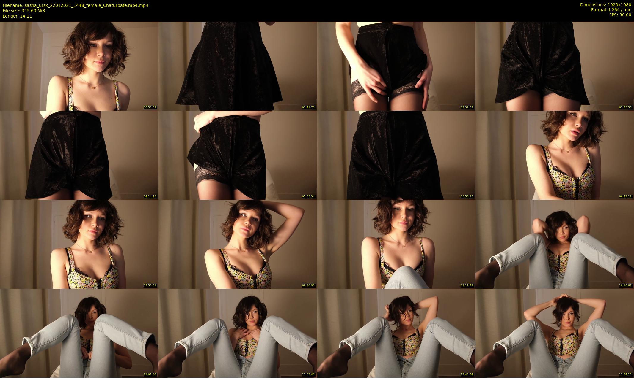 sasha_ursx — 15 minute Chaturbate female cam show recording, 1080p, Jan 22, 2021