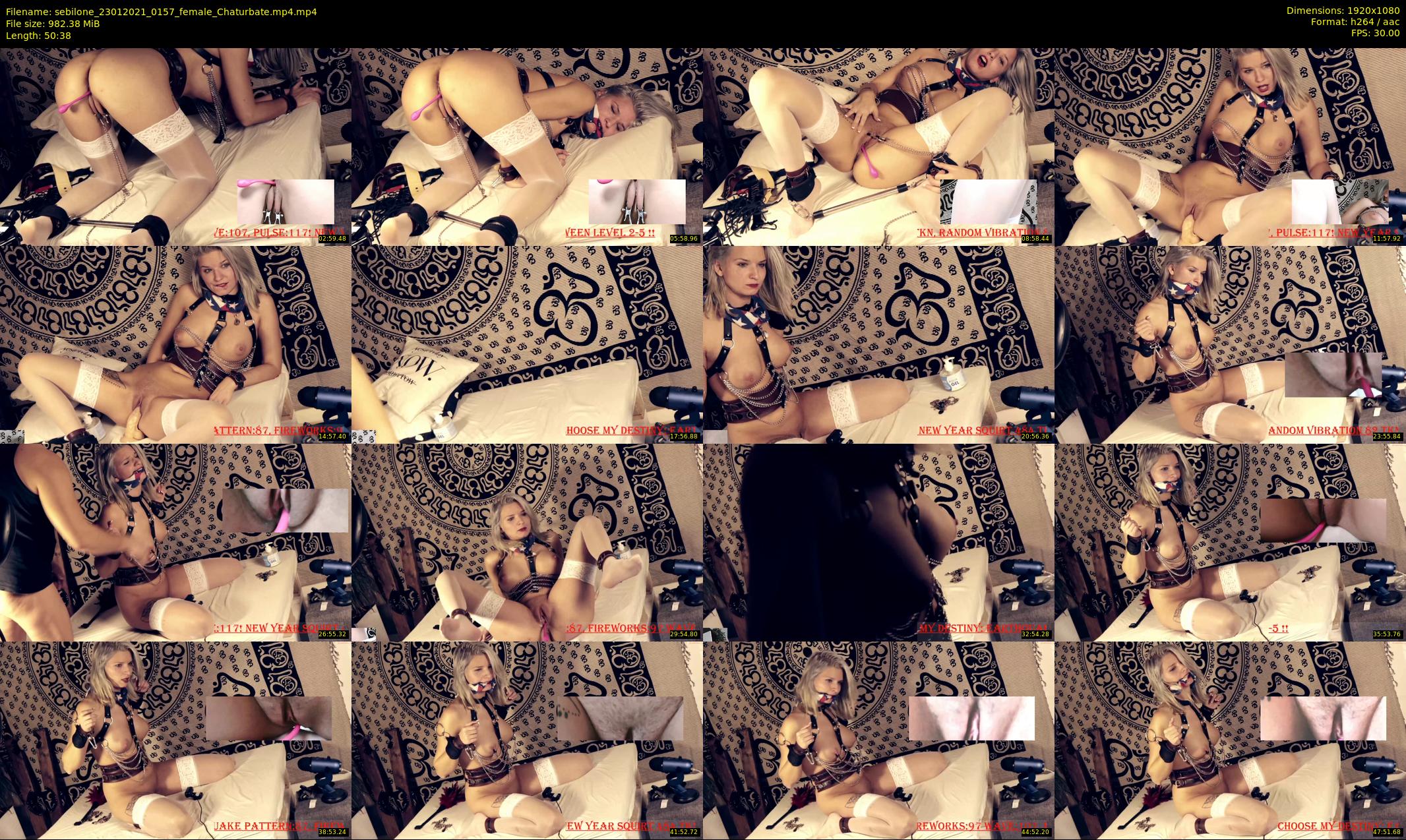 sebilone — 51 minute Chaturbate couple cam show recording, 1080p, Jan 23, 2021