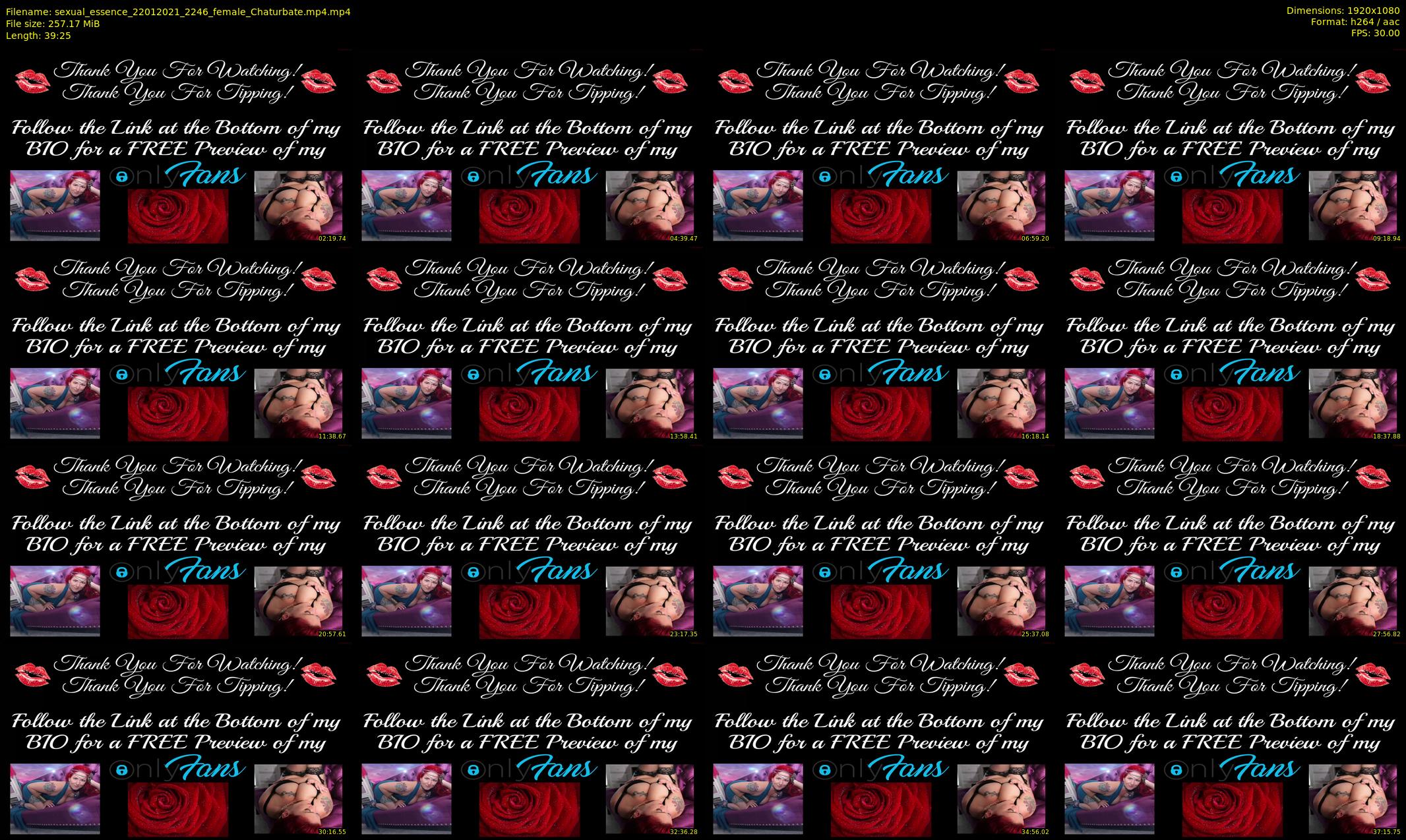 sexual_essence — 40 minute Chaturbate female cam show recording, 1080p, Jan 22, 2021