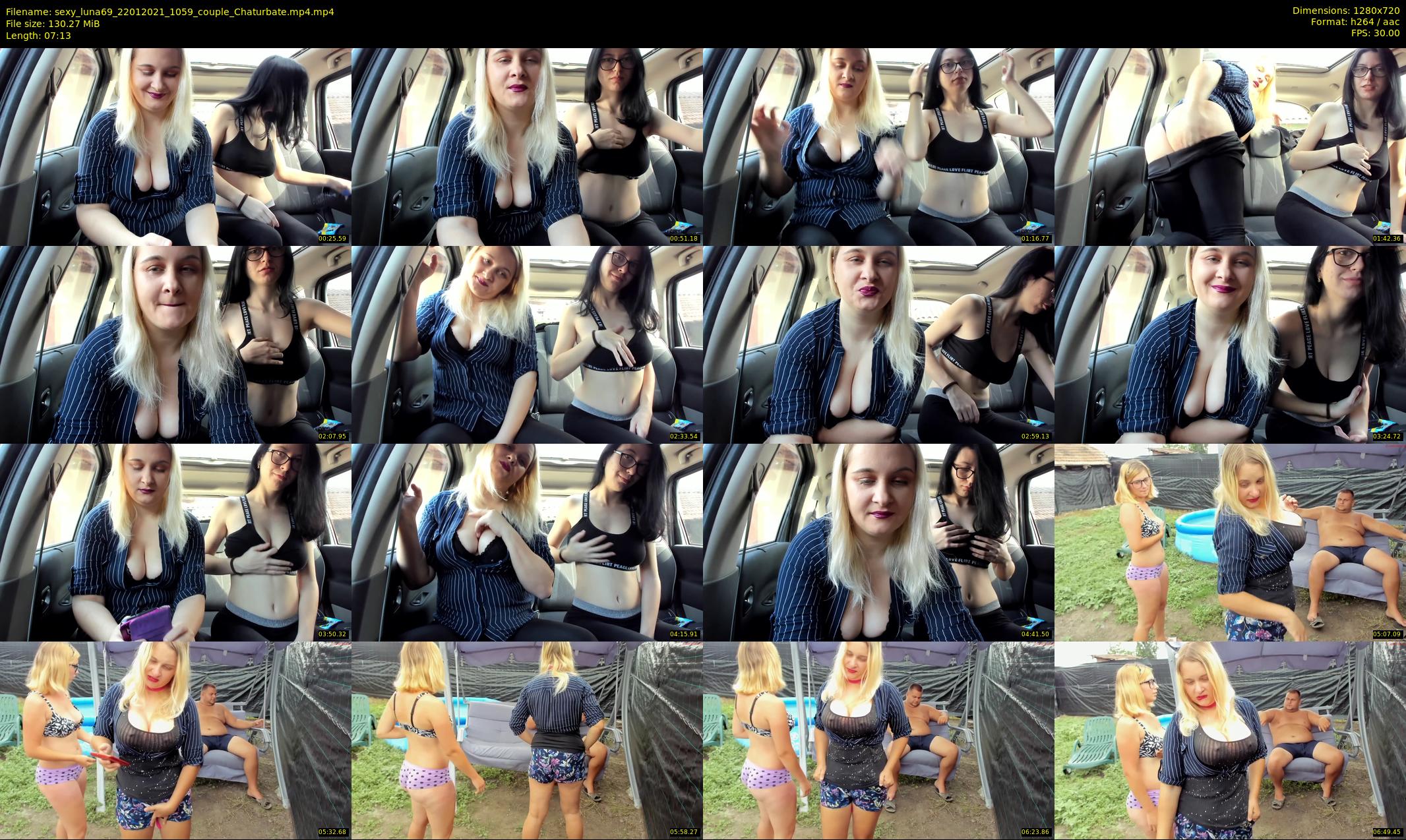 sexy_luna69 — 8 minute Chaturbate couple cam show recording, 720p, Jan 22, 2021