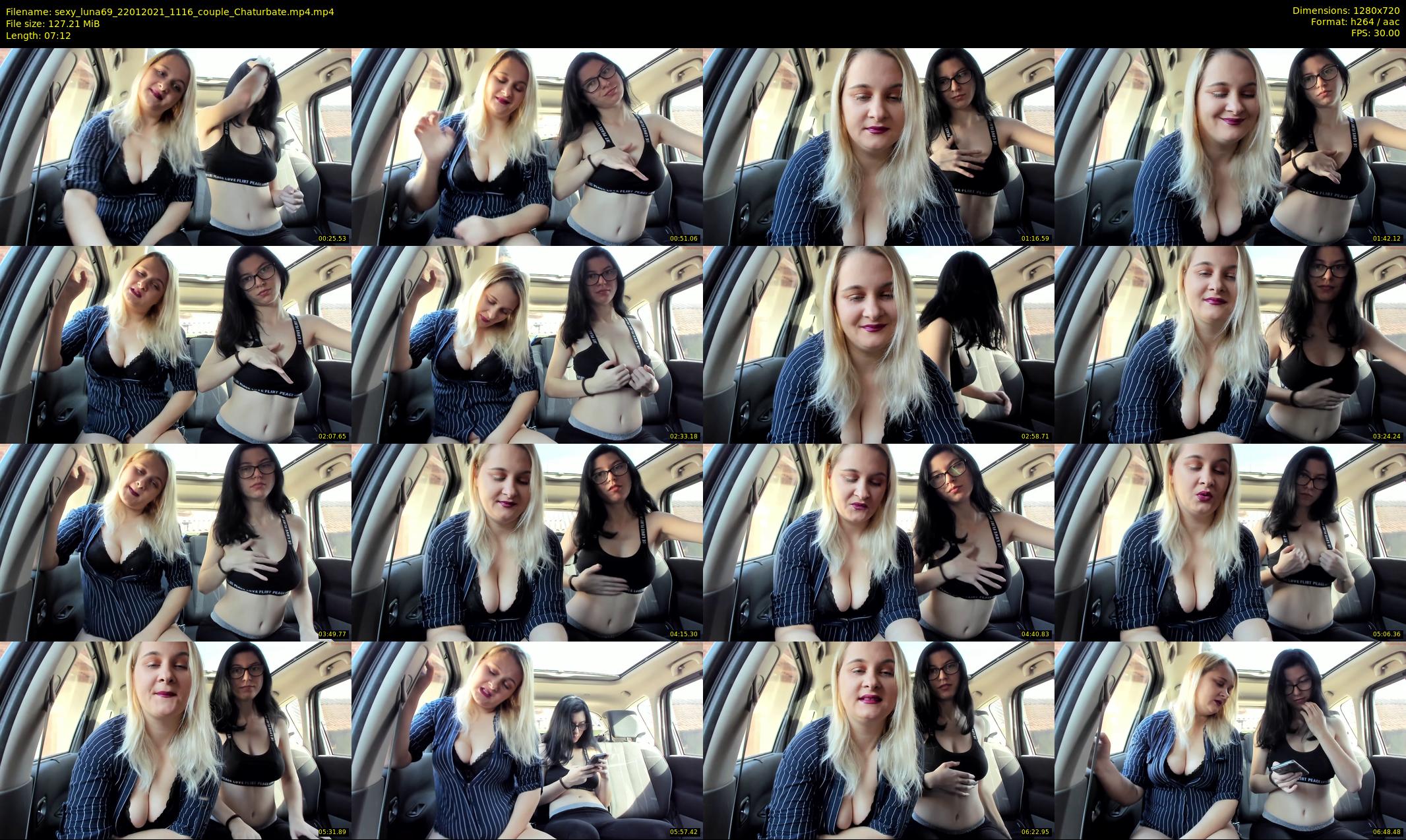 sexy_luna69 — 8 minute Chaturbate couple cam show recording, 720p, Jan 22, 2021