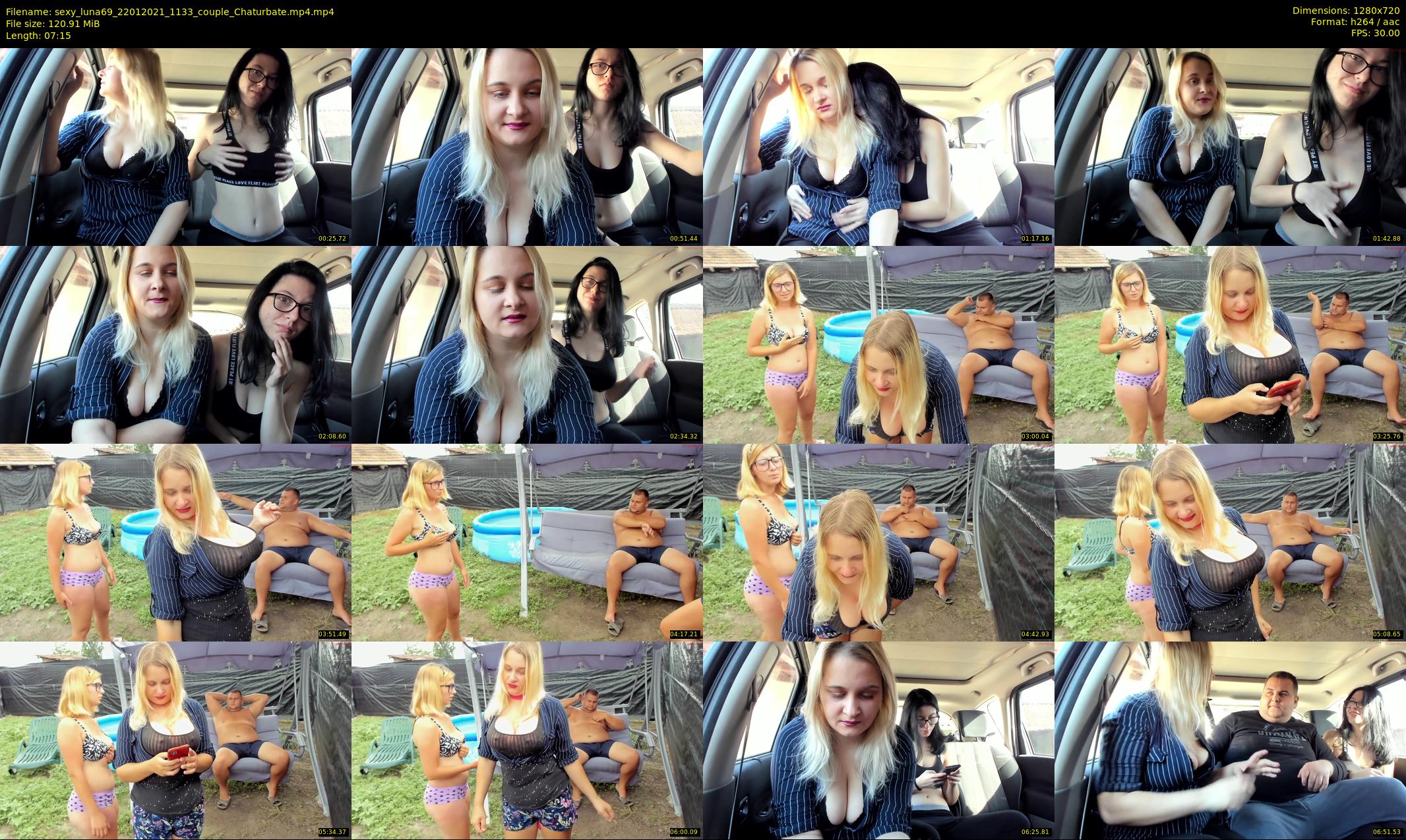 sexy_luna69 — 8 minute Chaturbate couple cam show recording, 720p, Jan 22, 2021