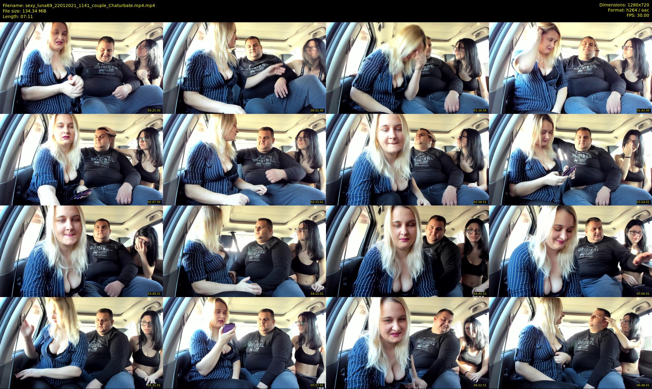 sexy_luna69 — 8 minute Chaturbate couple cam show recording, 720p, Jan 22, 2021
