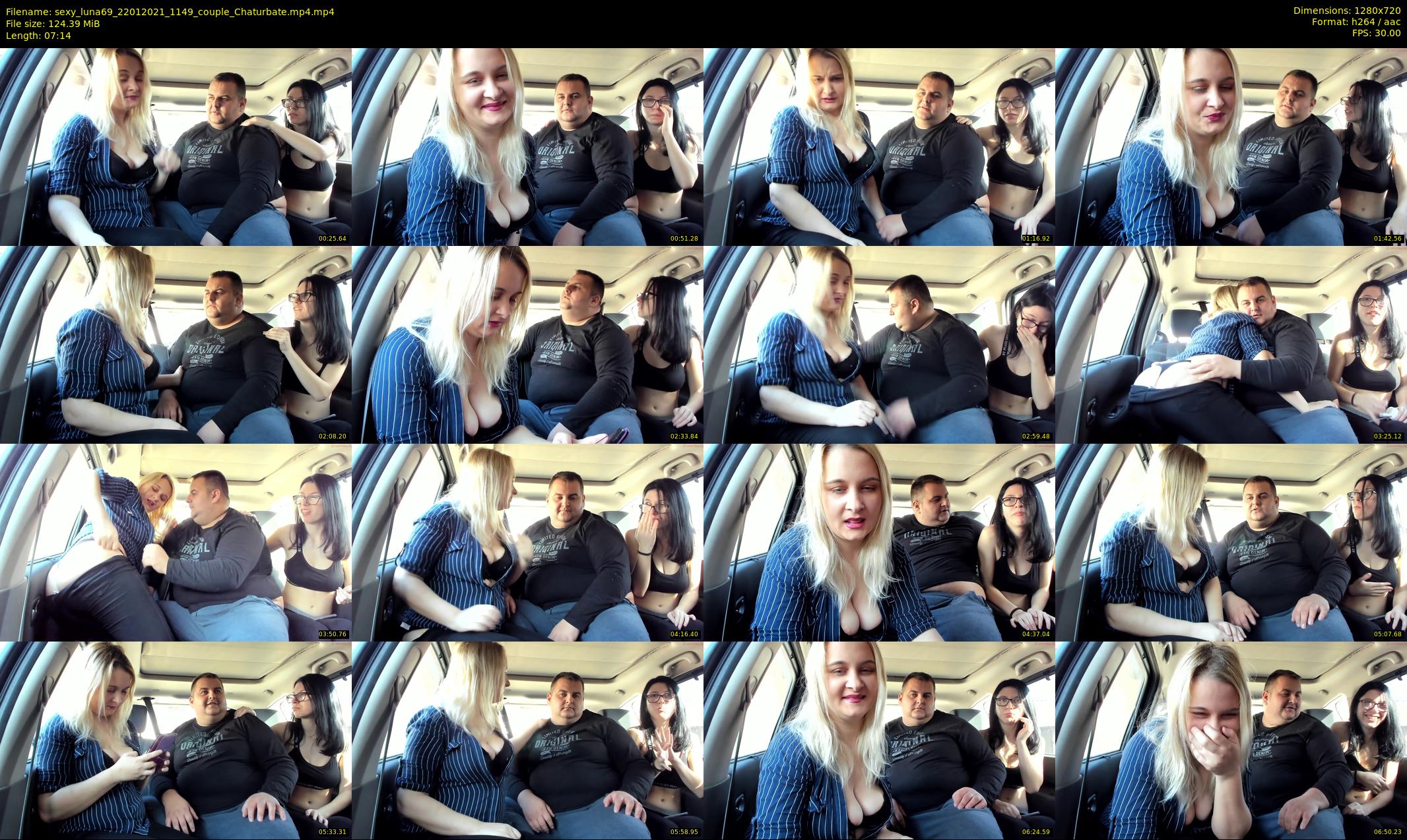 sexy_luna69 — 8 minute Chaturbate couple cam show recording, 720p, Jan 22, 2021