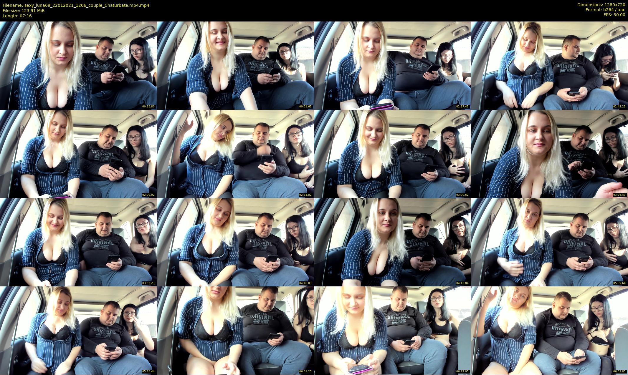 sexy_luna69 — 8 minute Chaturbate couple cam show recording, 720p, Jan 22, 2021