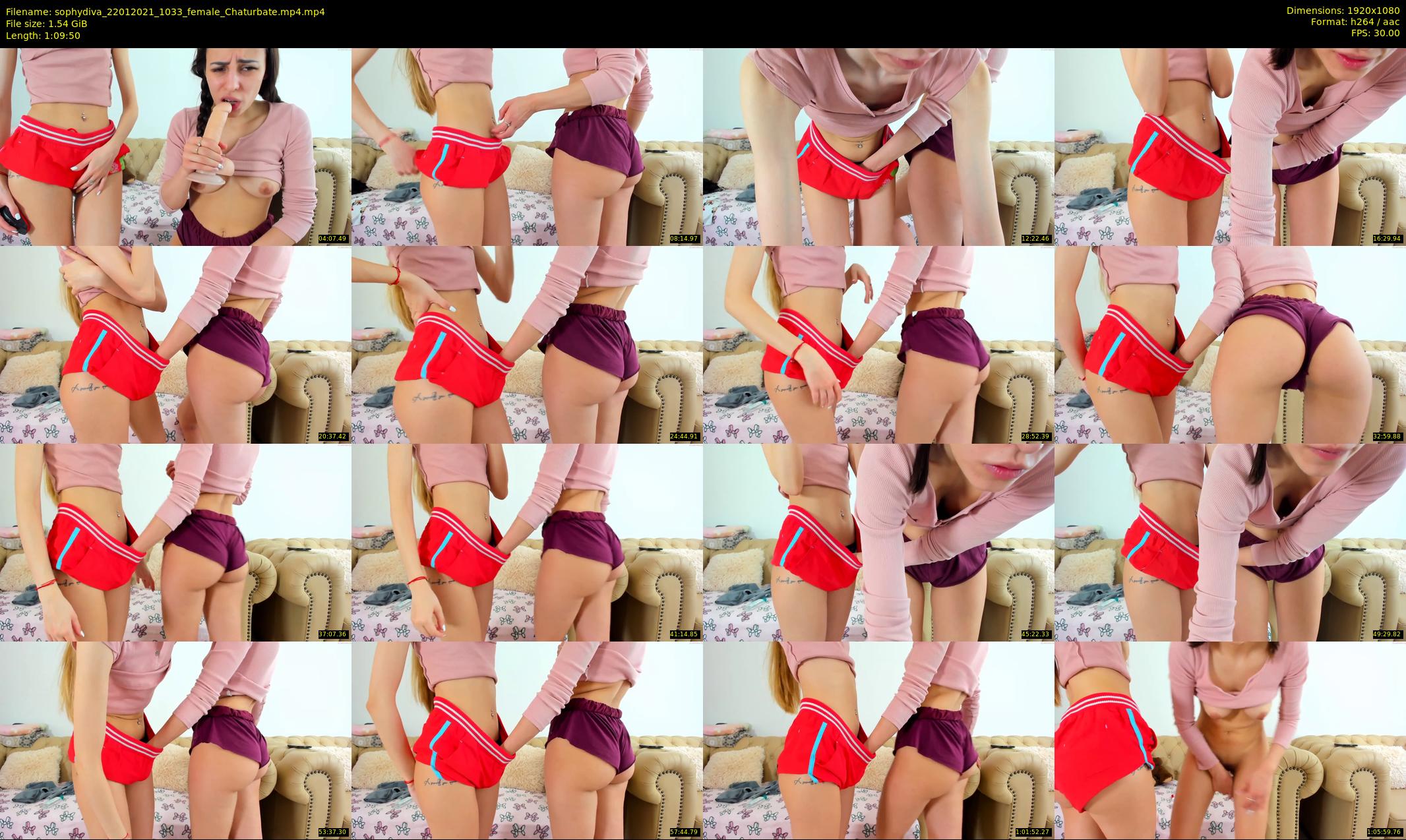 sophydiva — 70 minute Chaturbate female cam show recording, 1080p, Jan 22, 2021