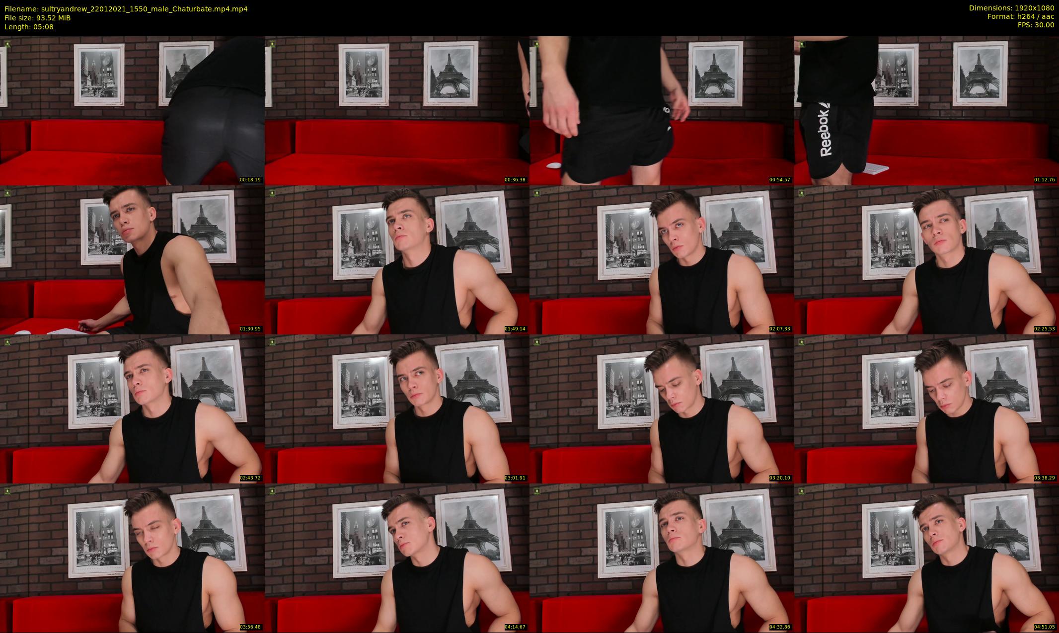 sultryandrew — 6 minute Chaturbate male cam show recording, 1080p, Jan 22, 2021