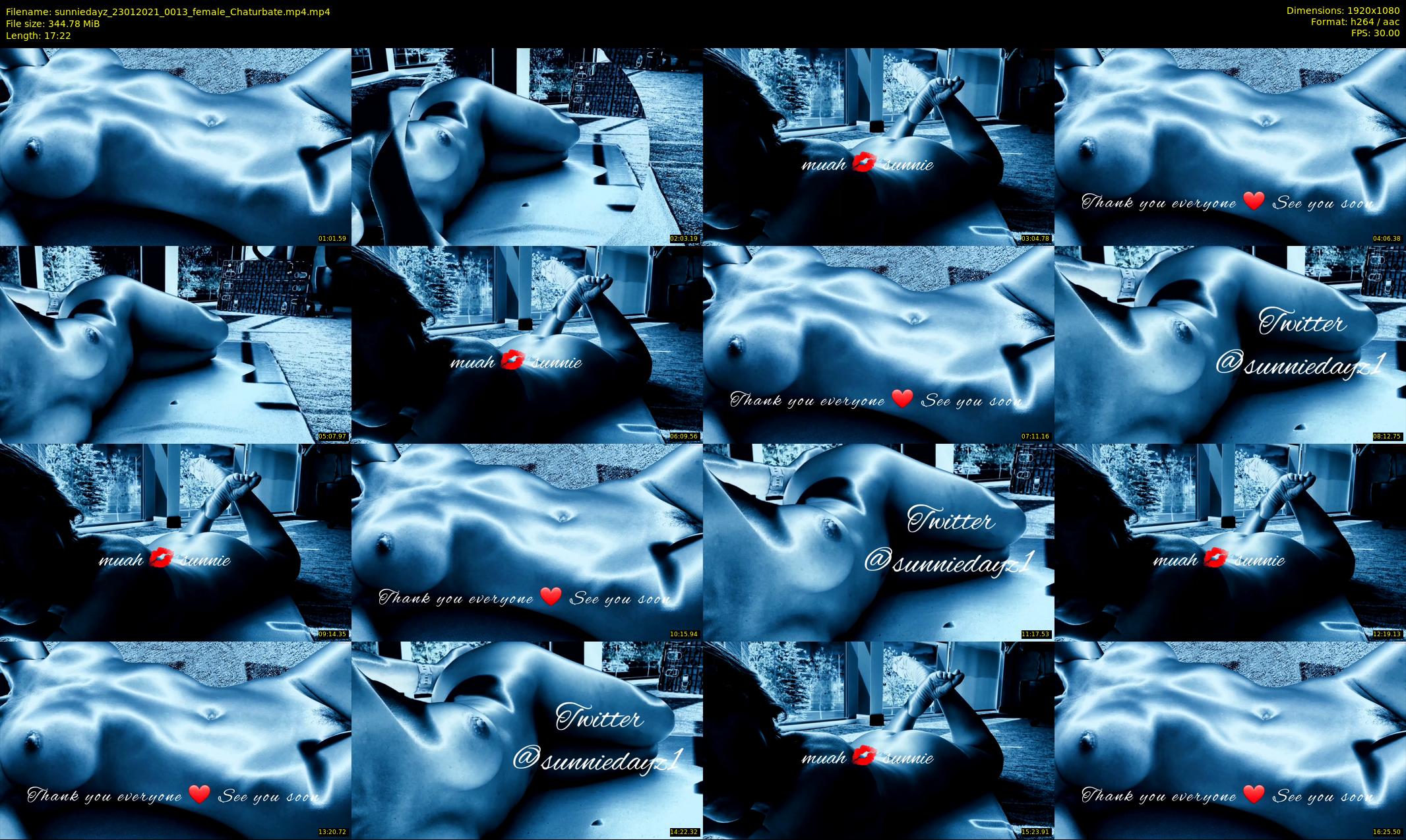 sunniedayz — 18 minute Chaturbate female cam show recording, 1080p, Jan 23, 2021