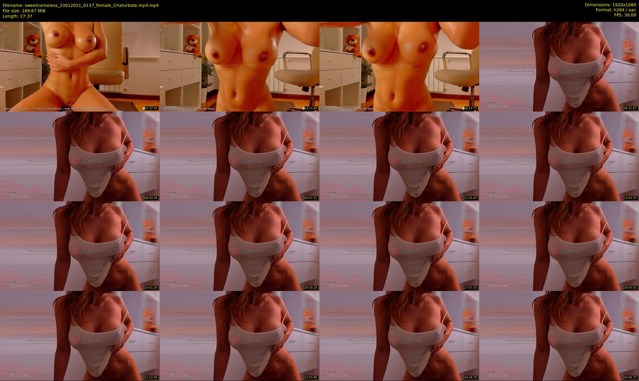 sweetnameless — 28 minute Chaturbate couple cam show recording, 1080p, Jan 23, 2021