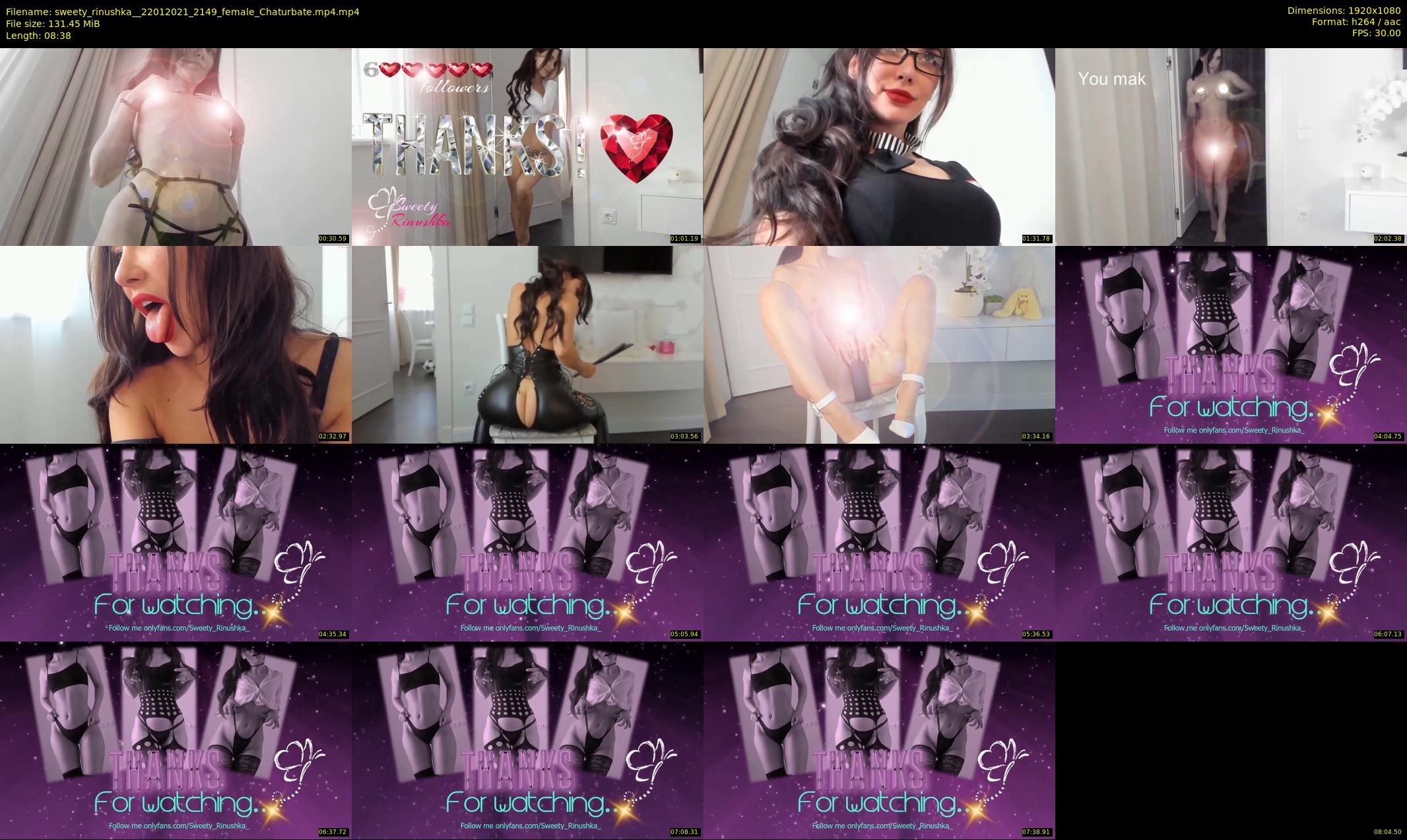 sweety_rinushka_ — 9 minute Chaturbate female cam show recording, 1080p, Jan 22, 2021