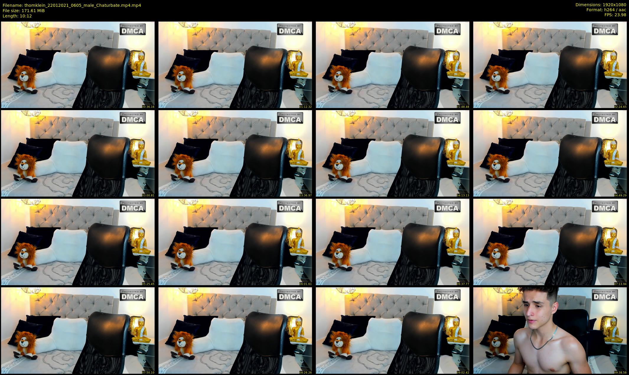 thomklein — 11 minute Chaturbate male cam show recording, 1080p, Jan 22, 2021