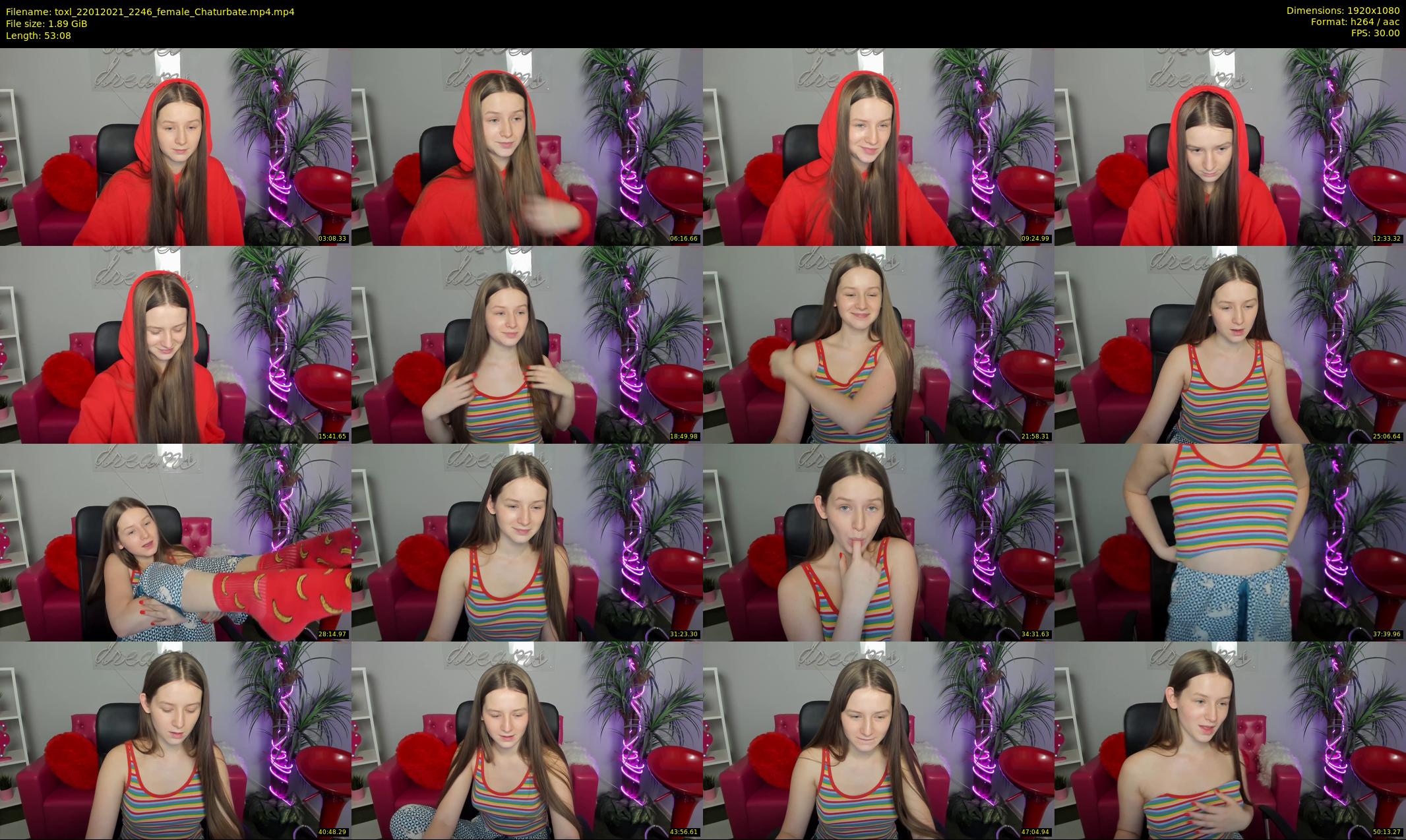 toxl — 54 minute Chaturbate female cam show recording, 1080p, Jan 22, 2021