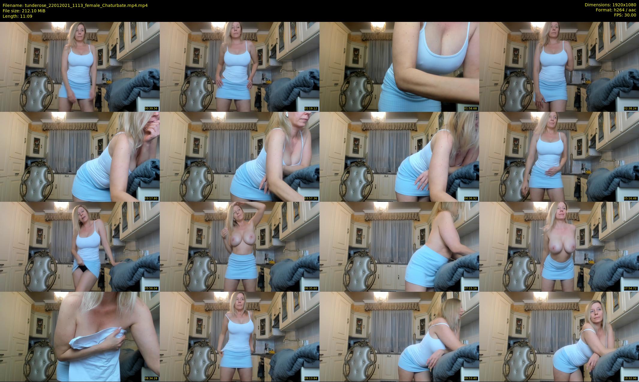 tunderose — 12 minute Chaturbate female cam show recording, 1080p, Jan 22, 2021