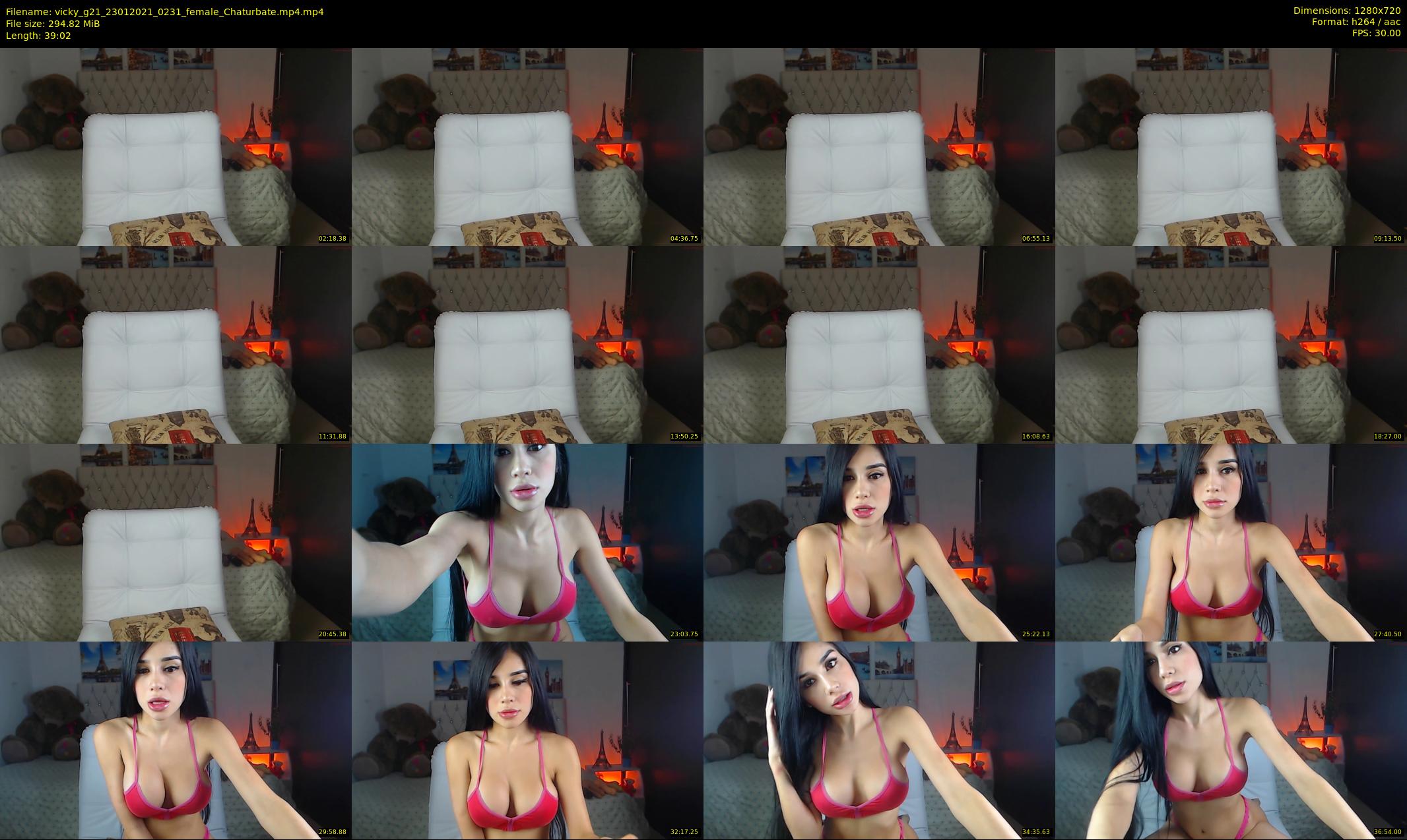 vicky_g21 — 40 minute Chaturbate female cam show recording, 720p, Jan 23, 2021