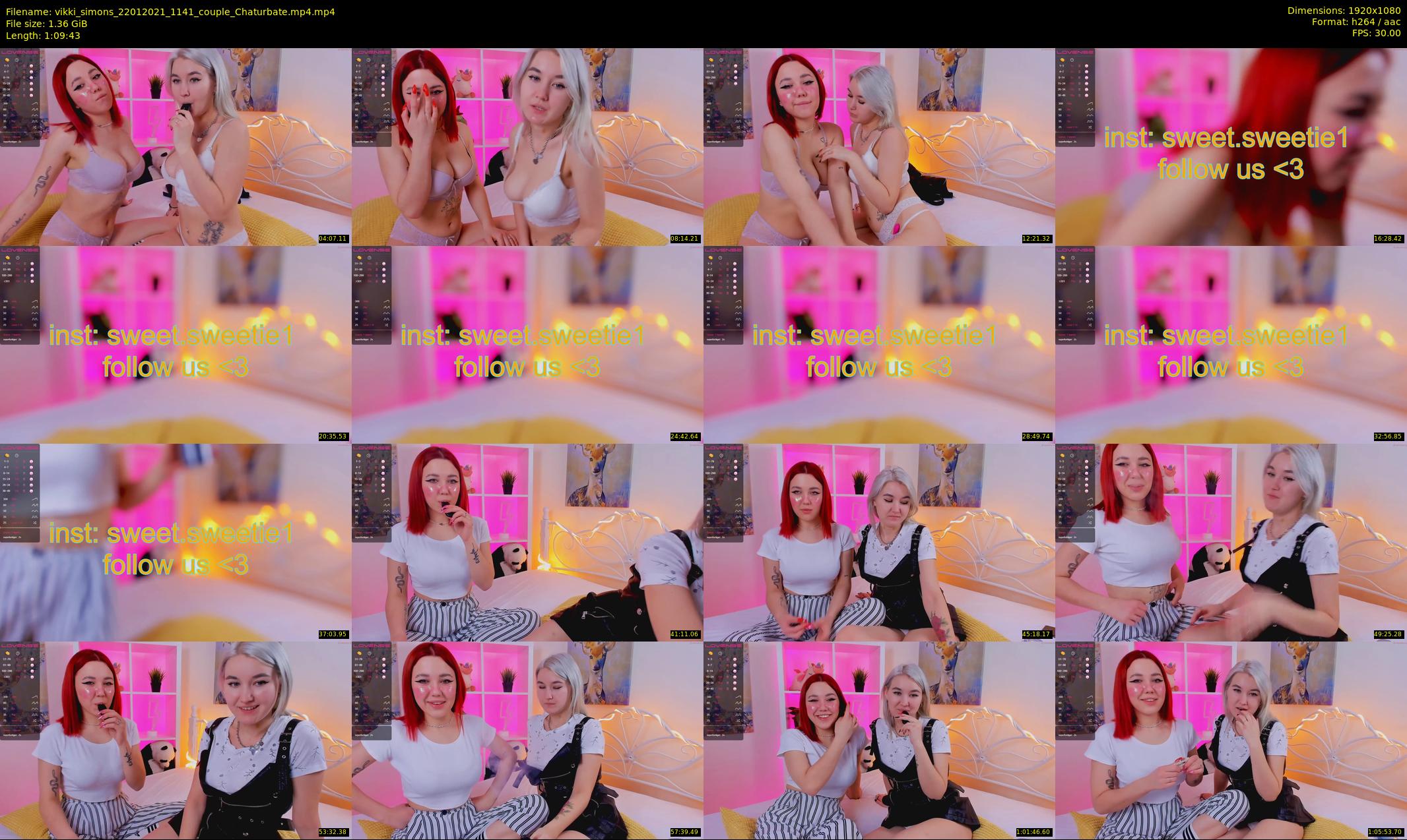 vikki_simons — 70 minute Chaturbate couple cam show recording, 1080p, Jan 22, 2021