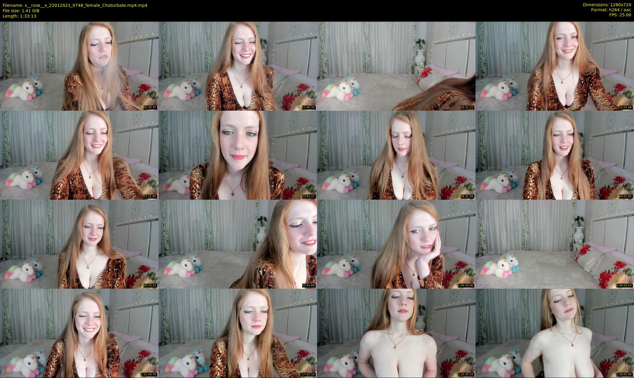 x__rose__x — 94 minute Chaturbate female cam show recording, 720p, Jan 22, 2021