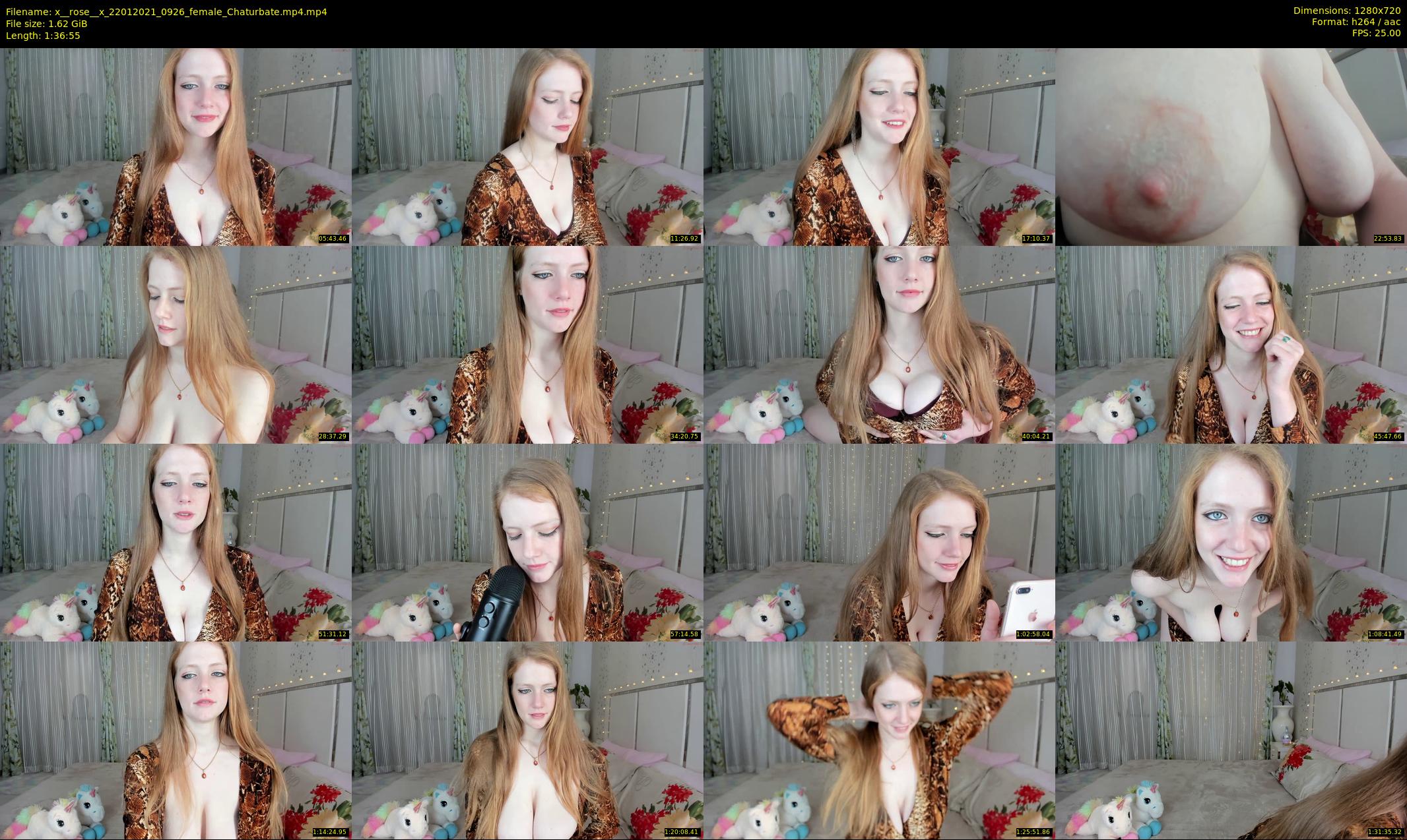 x__rose__x — 97 minute Chaturbate female cam show recording, 720p, Jan 22, 2021