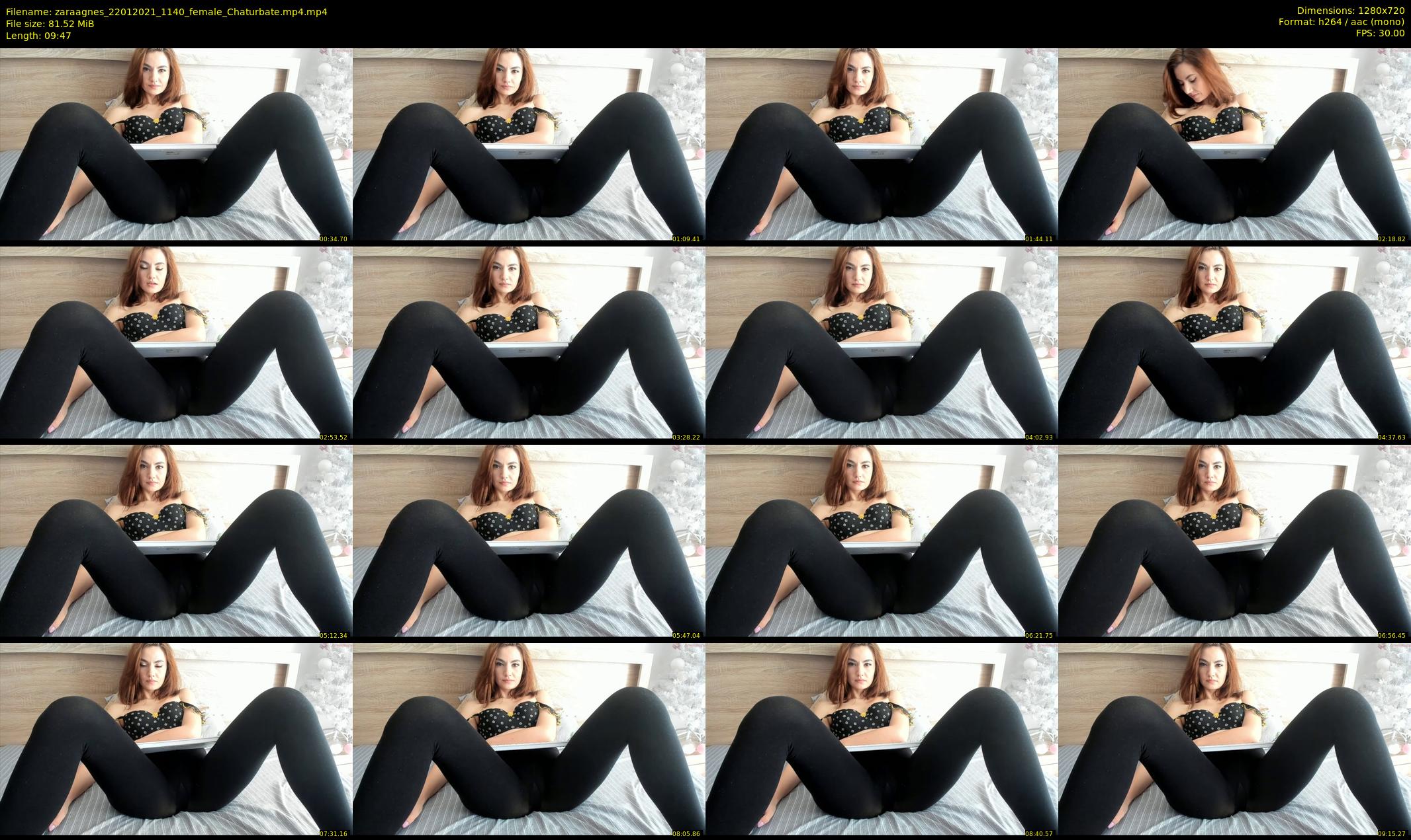 zaraagnes — 10 minute Chaturbate female cam show recording, 720p, Jan 22, 2021