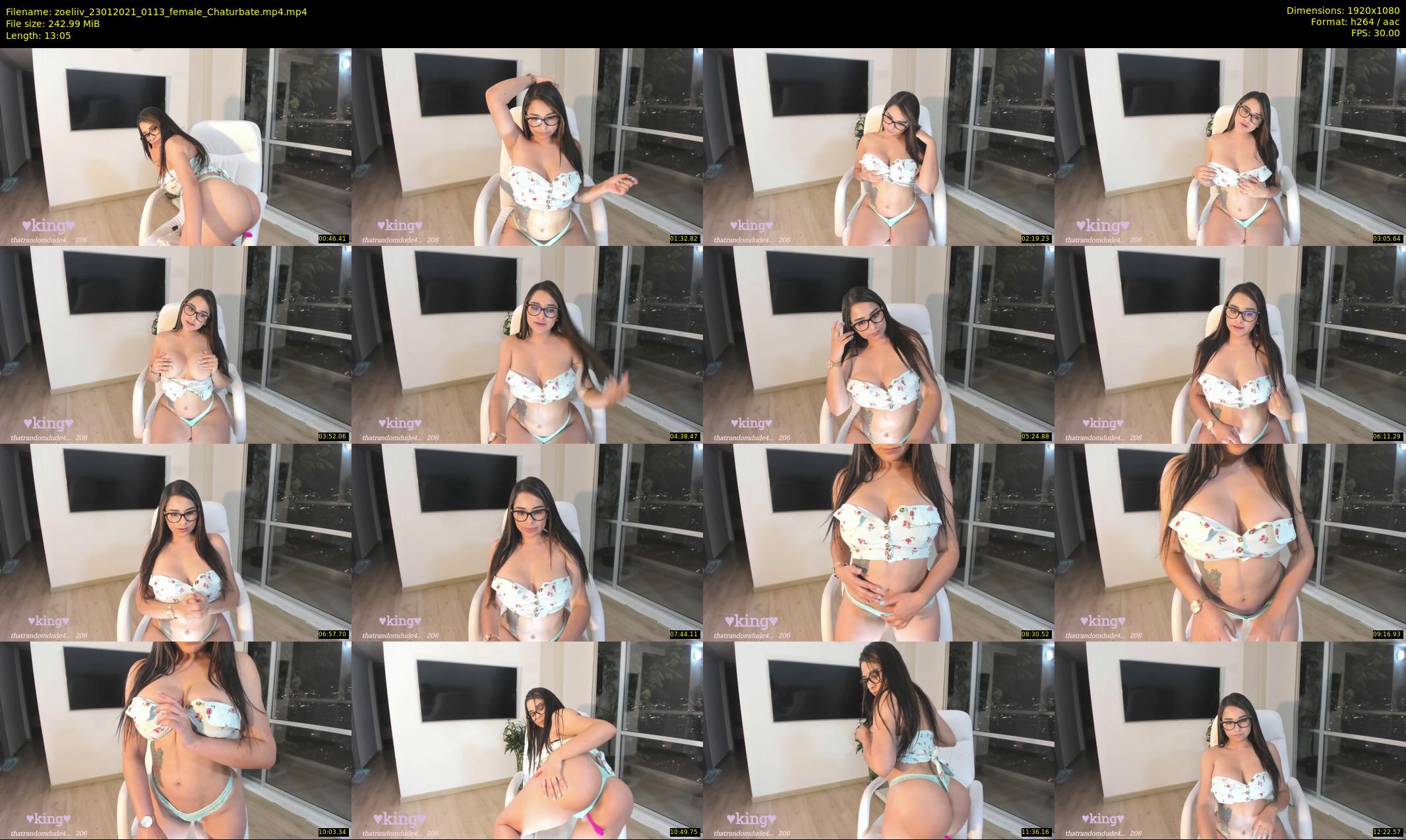zoeliiv — 14 minute Chaturbate female cam show recording, 1080p, Jan 23, 2021