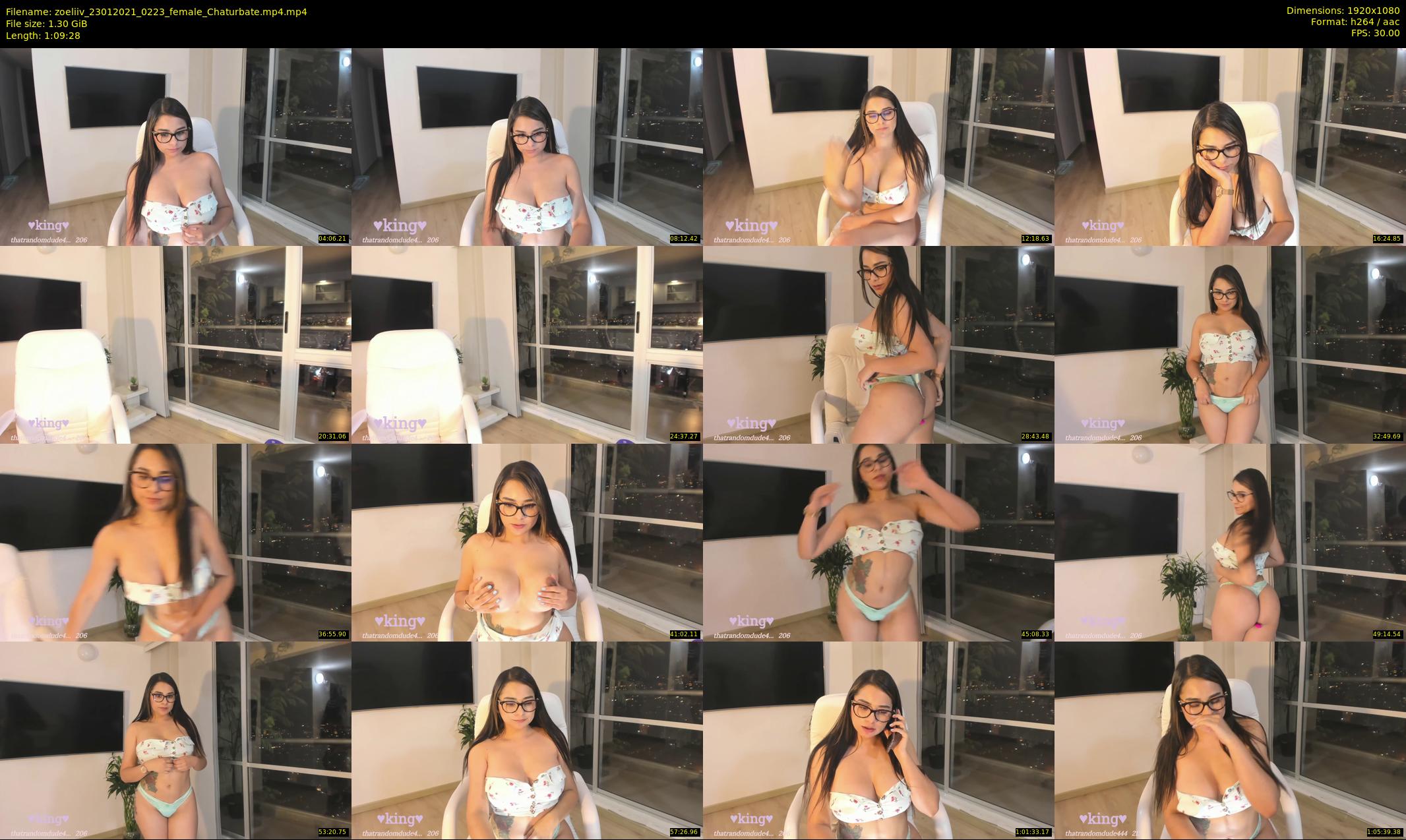 zoeliiv — 70 minute Chaturbate female cam show recording, 1080p, Jan 23, 2021