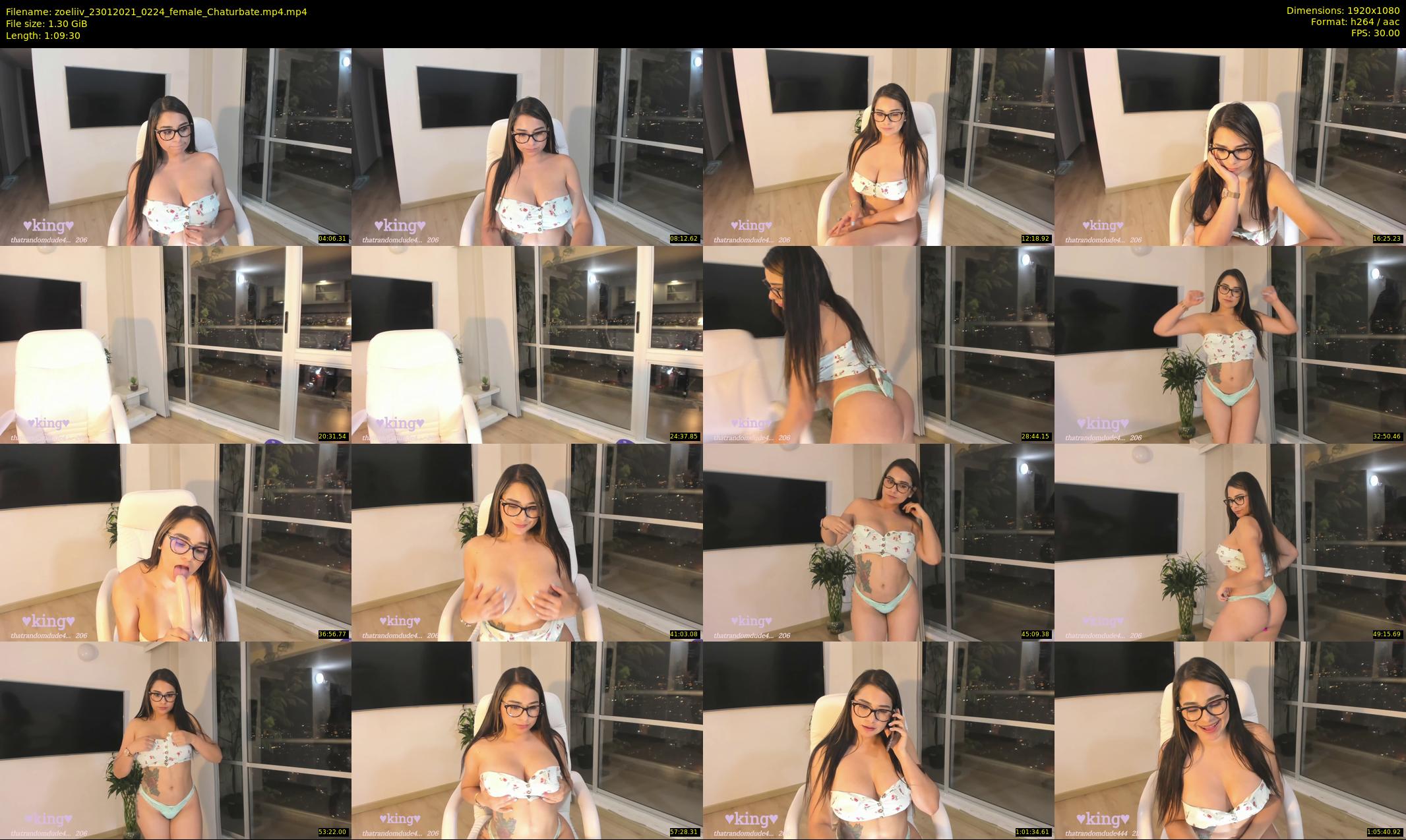 zoeliiv — 70 minute Chaturbate female cam show recording, 1080p, Jan 23, 2021