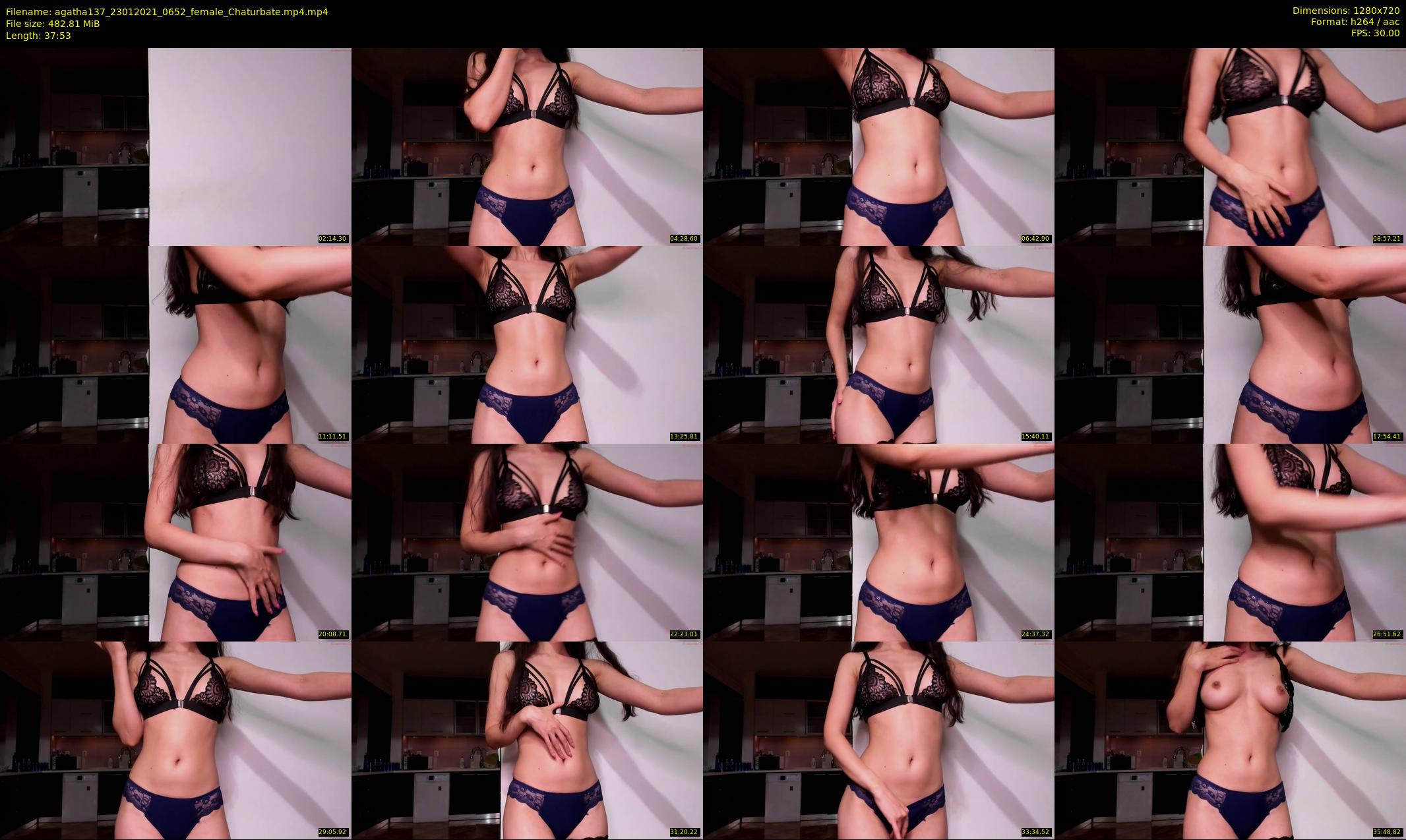 agatha137 — 38 minute Chaturbate female cam show recording, 720p, Jan 23, 2021