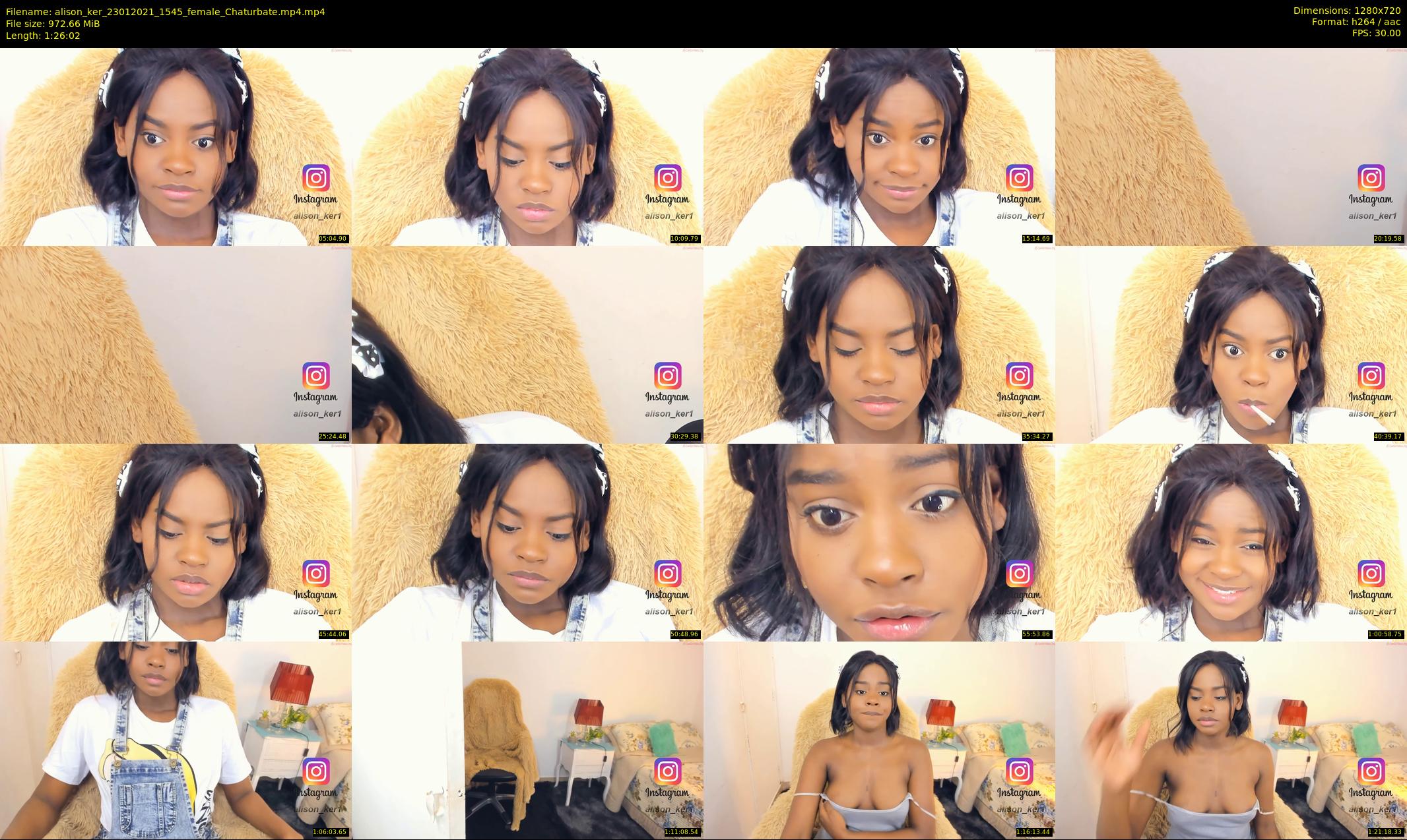 alison_ker — 87 minute Chaturbate female cam show recording, 720p, Jan 23, 2021