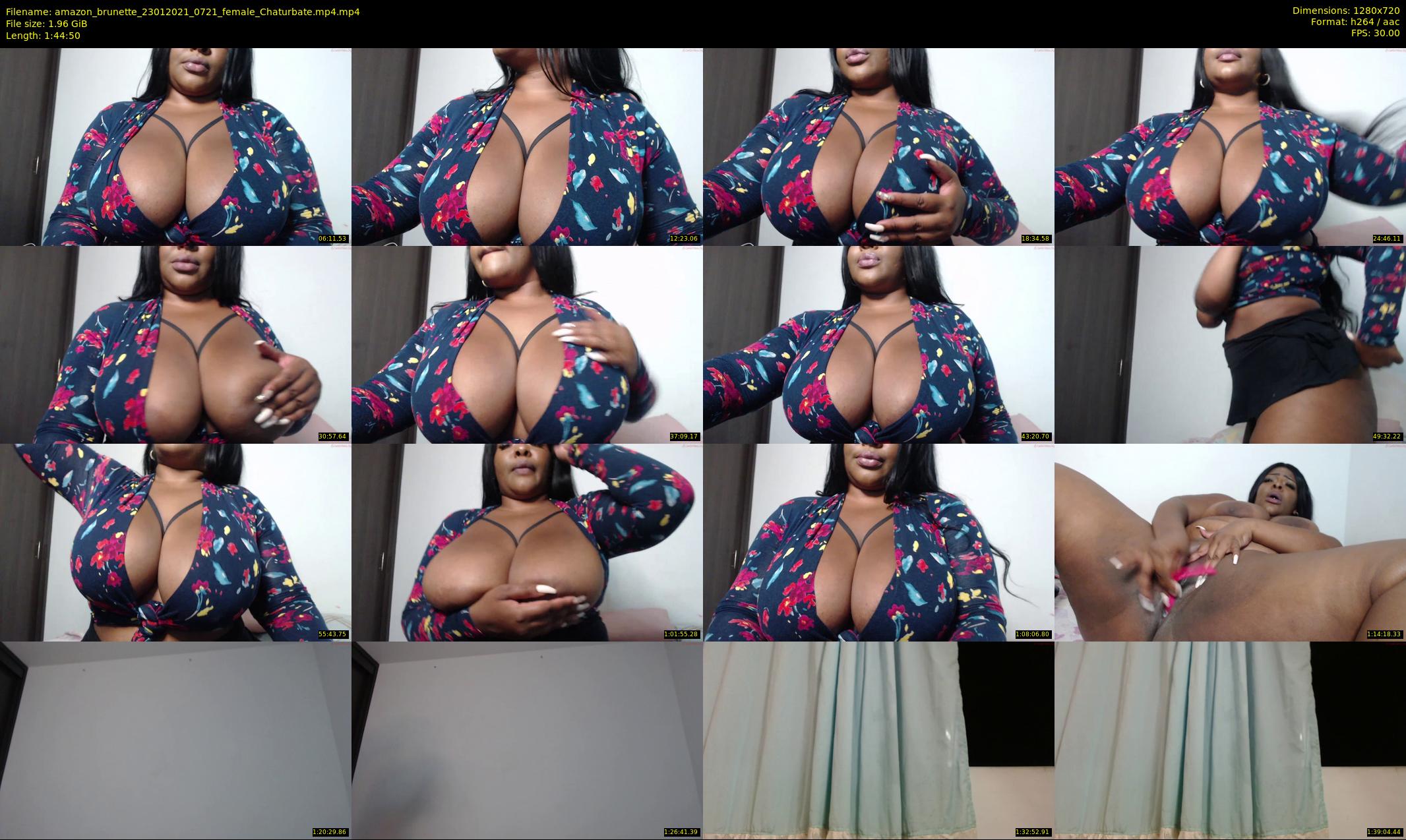 amazon_brunette — 105 minute Chaturbate female cam show recording, 720p, Jan 23, 2021