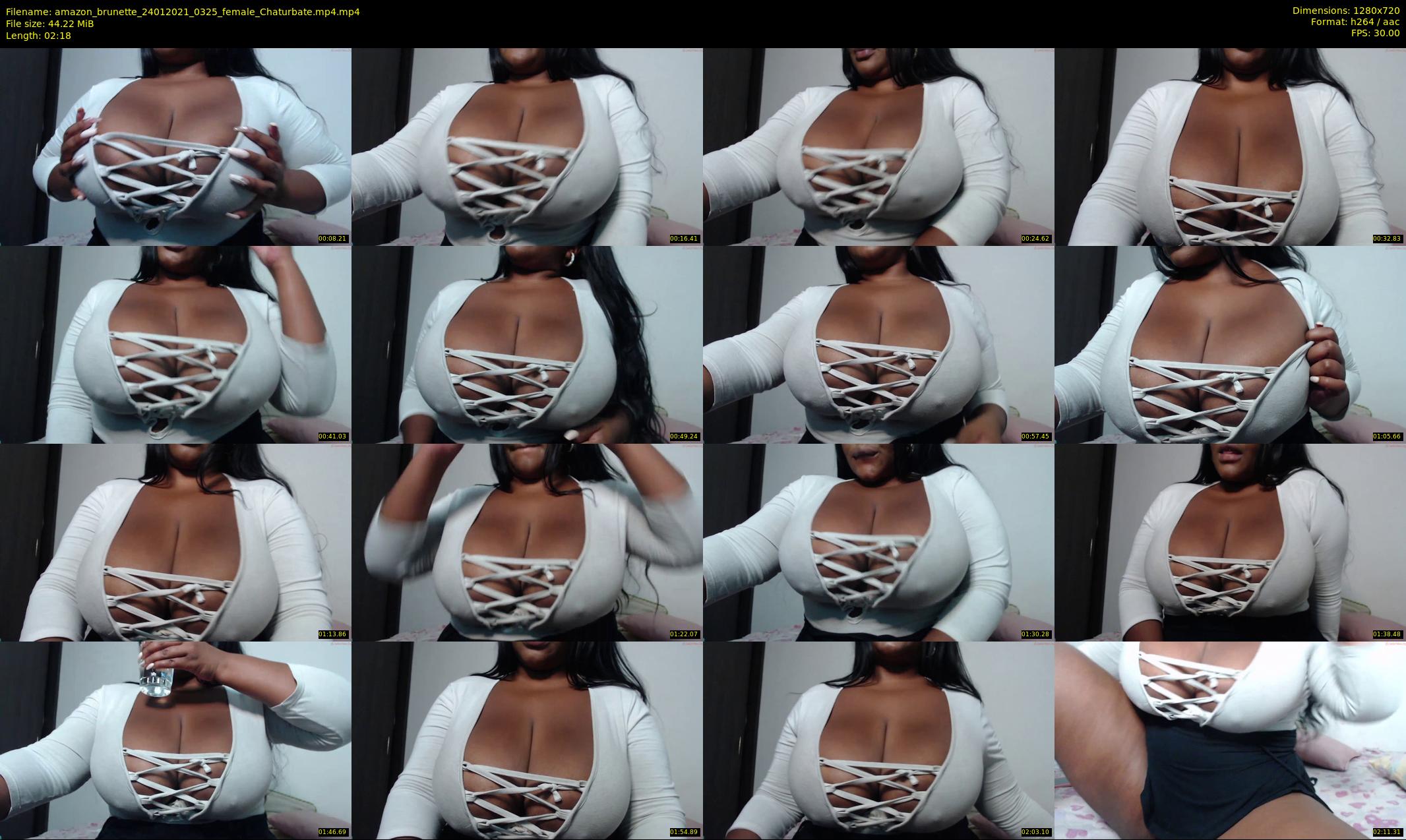 amazon_brunette — 3 minute Chaturbate female cam show recording, 720p, Jan 24, 2021