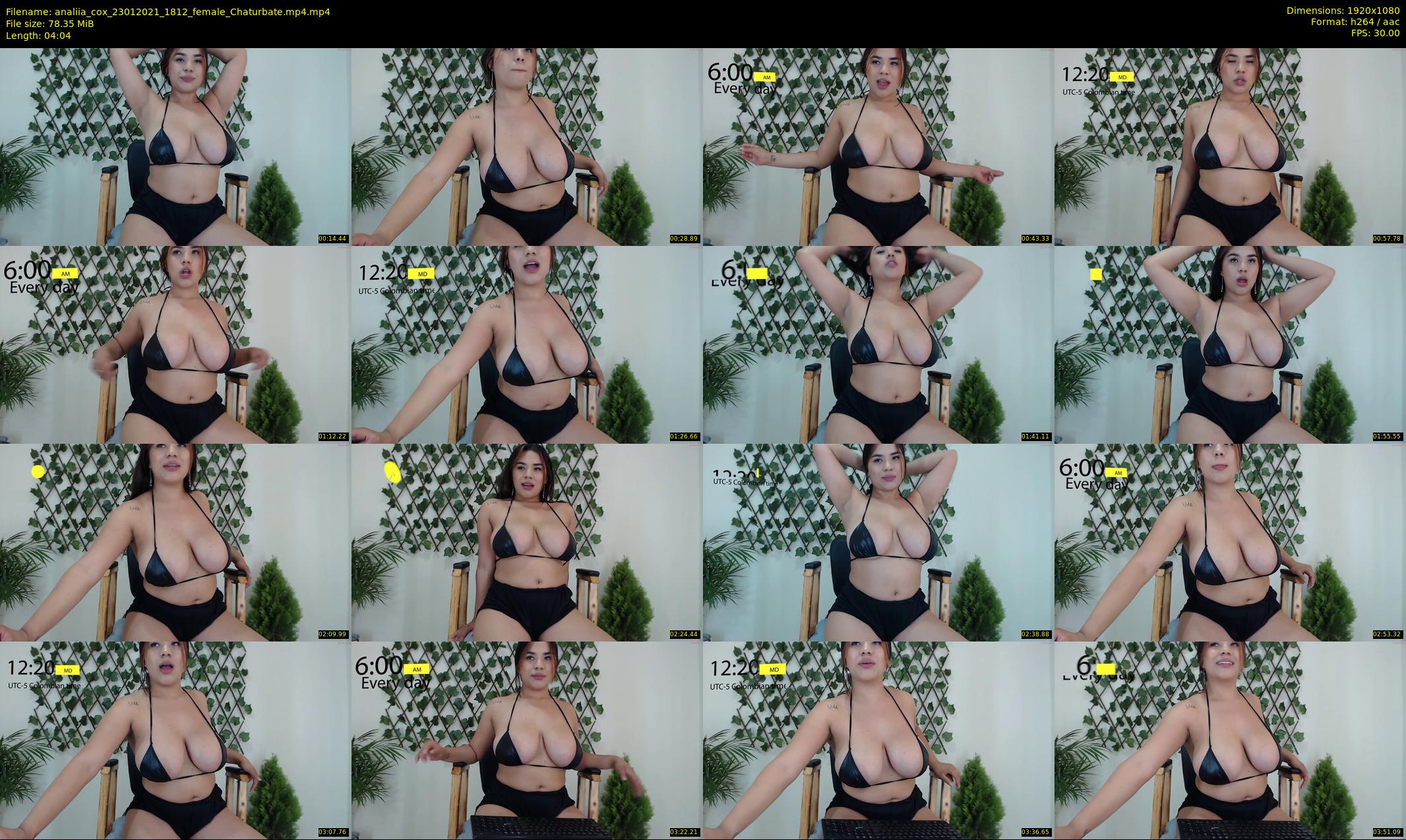 analiia_cox — 5 minute Chaturbate female cam show recording, 1080p, Jan 23, 2021
