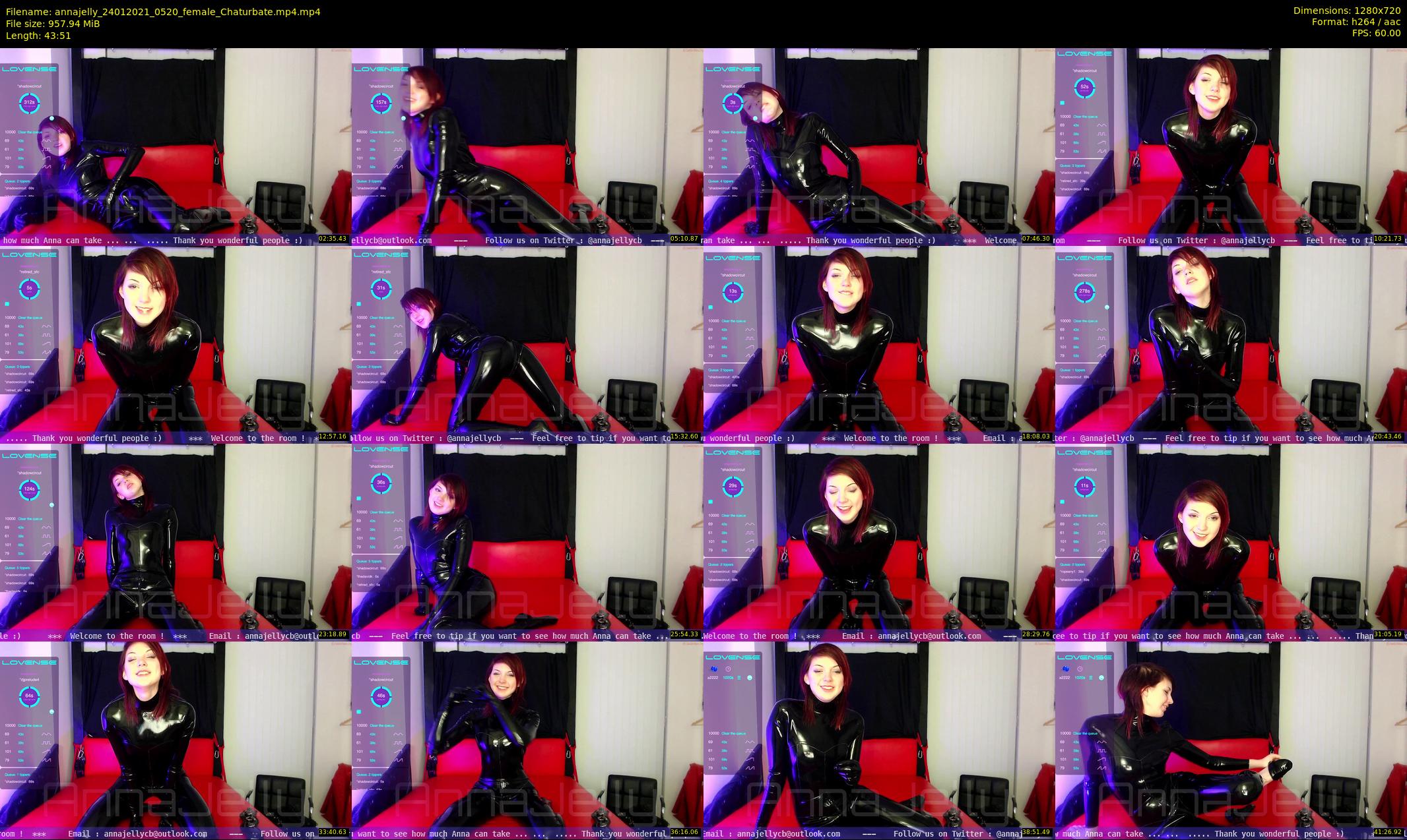 annajelly — 44 minute Chaturbate couple cam show recording, 720p, Jan 24, 2021