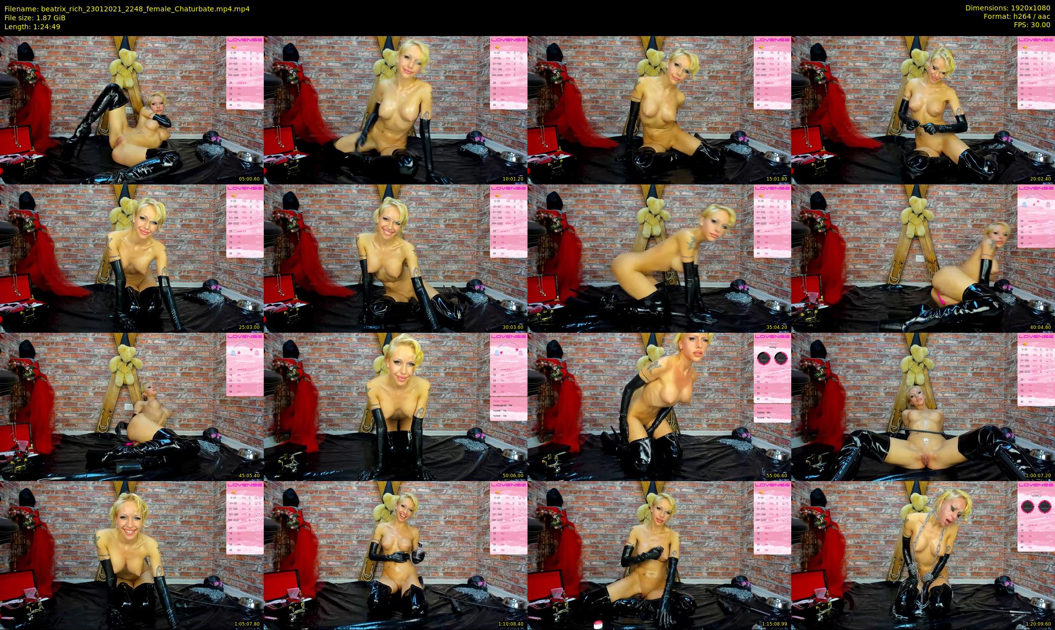 beatrix_rich — 85 minute Chaturbate female cam show recording, 1080p, Jan 23, 2021