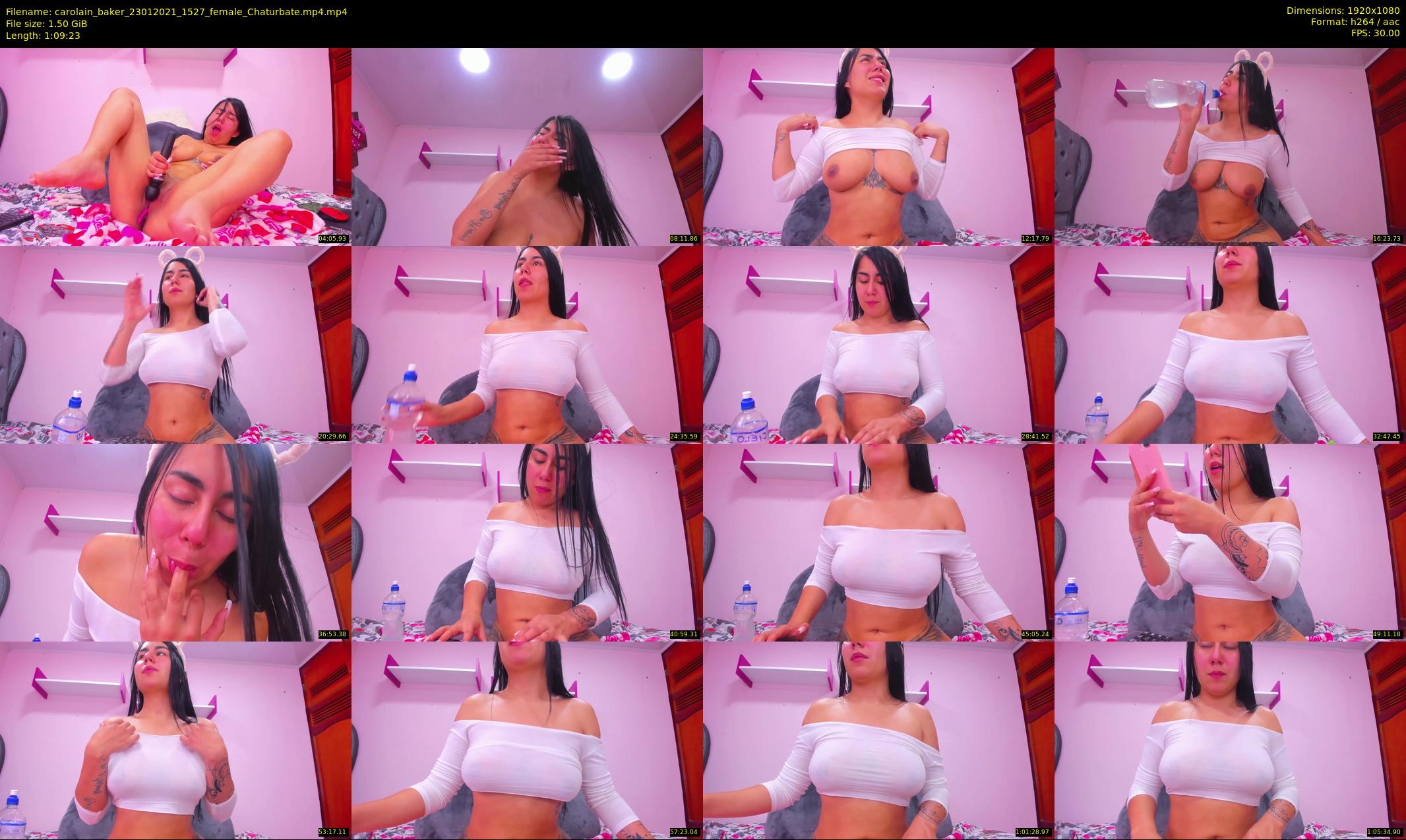 carolain_baker — 70 minute Chaturbate female cam show recording, 1080p, Jan 23, 2021