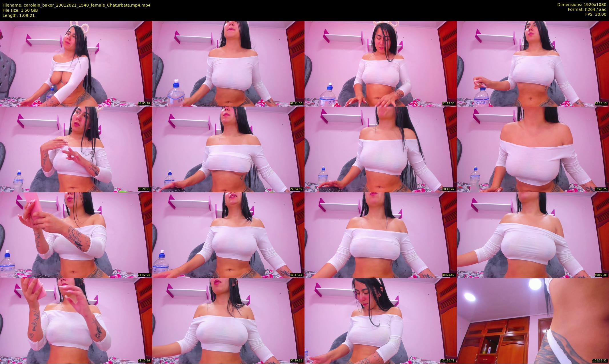 carolain_baker — 70 minute Chaturbate female cam show recording, 1080p, Jan 23, 2021