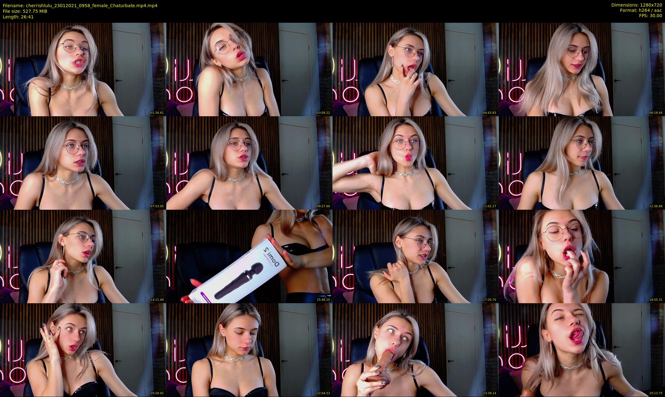 cherrishlulu — 27 minute Chaturbate female cam show recording, 720p, Jan 23, 2021