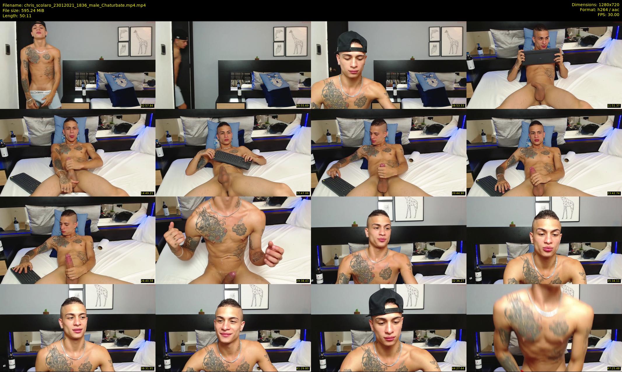 chris_scolaro — 51 minute Chaturbate male cam show recording, 720p, Jan 23, 2021